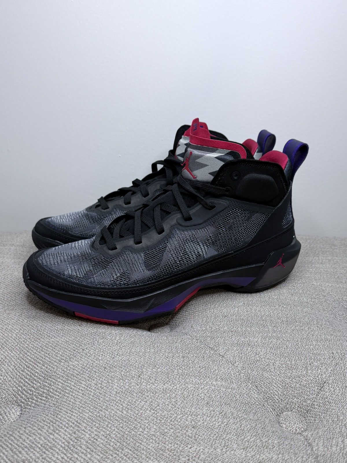 Jordan Brand Nike Air Jordan XXXVII 37 'Raptors' Black Basketball Mens 9 Size US 9 / EU 42 - 6 Thumbnail