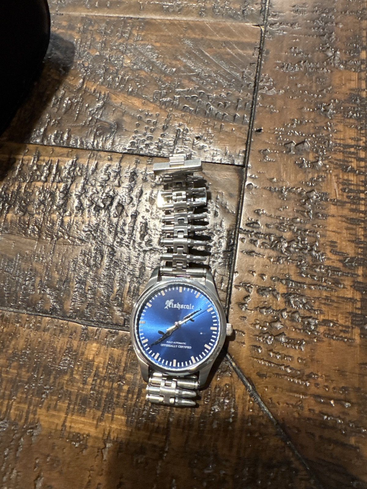 Other Fishingforscale Blue Face Automatic Watch Size ONE SIZE - 1 Thumbnail