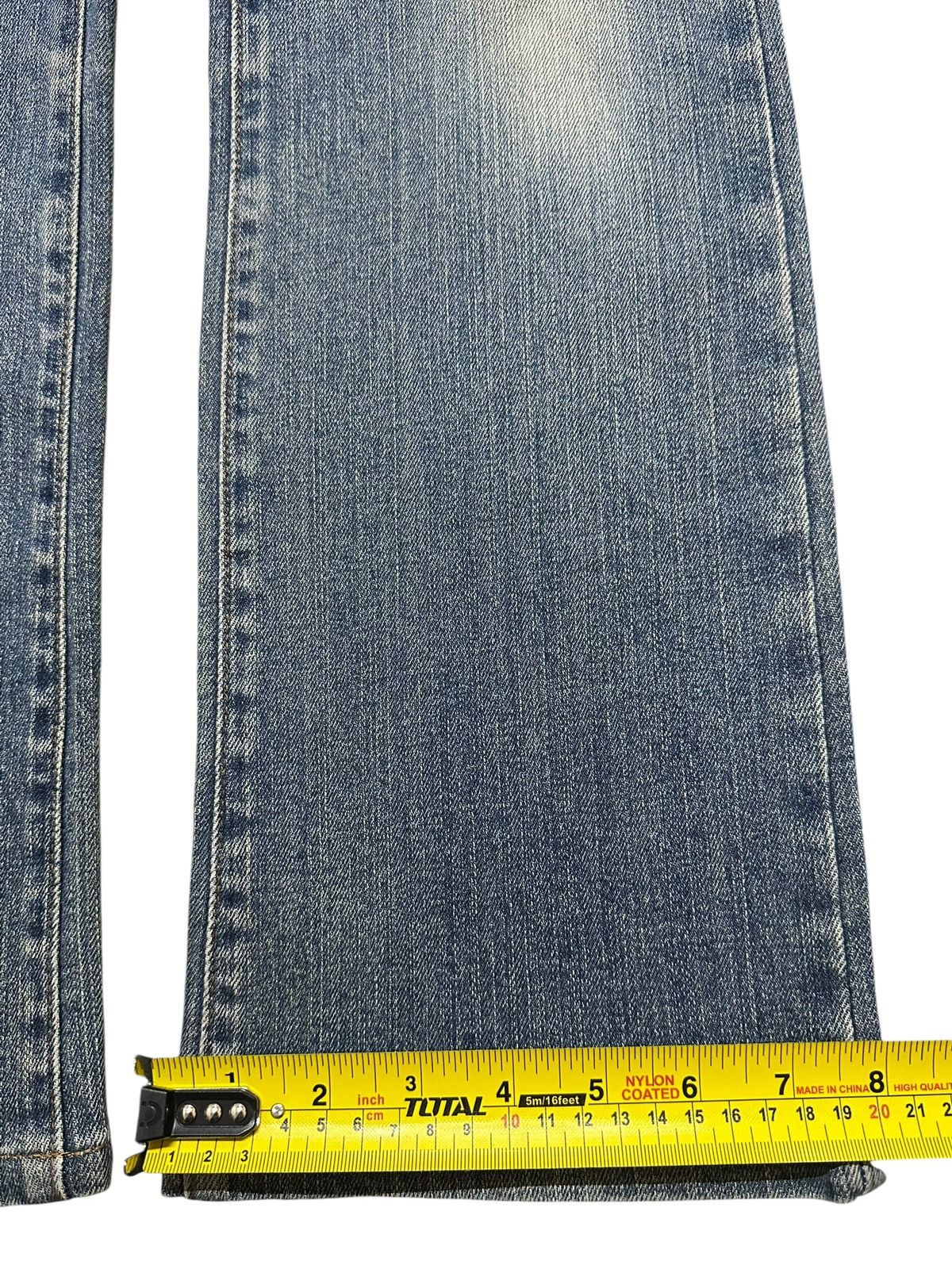 Japanese Brand Vintage Japanese Brand Blue Faded Wash Whisker Style Bootcut Size US 31 - 16 Thumbnail