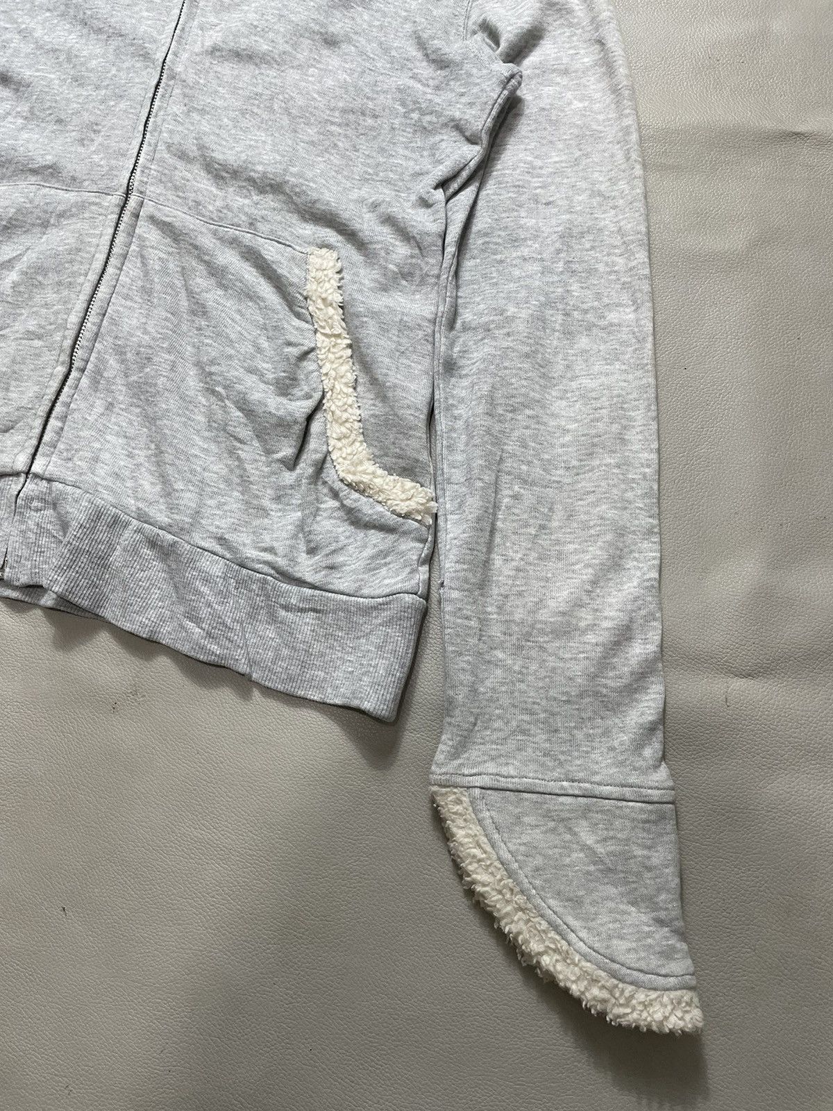 Hysteric Glamour Japanese Faux Fur zip Hoodie ifsix lgb distressed punk style Size L / US 10 / IT 46 - 2 Thumbnail