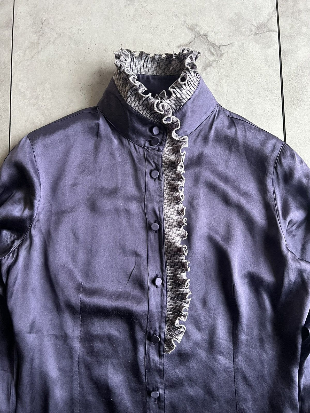 Emporio Armani Emporio Armani Silk Blouse Size US S / EU 44-46 / 1 - 2 Thumbnail
