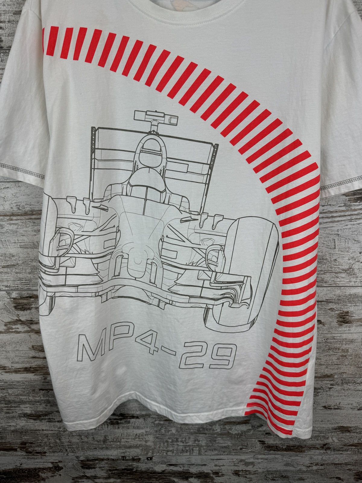 Malcolm McLaren × Mercedes-Benz Mens Vintage Mercedes Team McLaren T-shirt racing tee Size US L / EU 52-54 / 3 - 5 Thumbnail