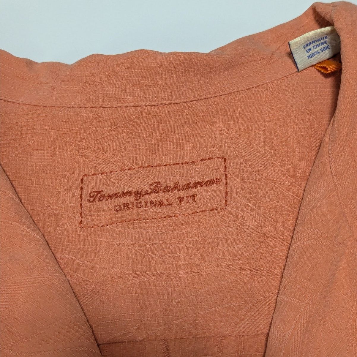 Tommy Bahama Tommy Bahama Original Fit Islander Fronds Camp Shirt Orange Size US XL / EU 56 / 4 - 4 Thumbnail