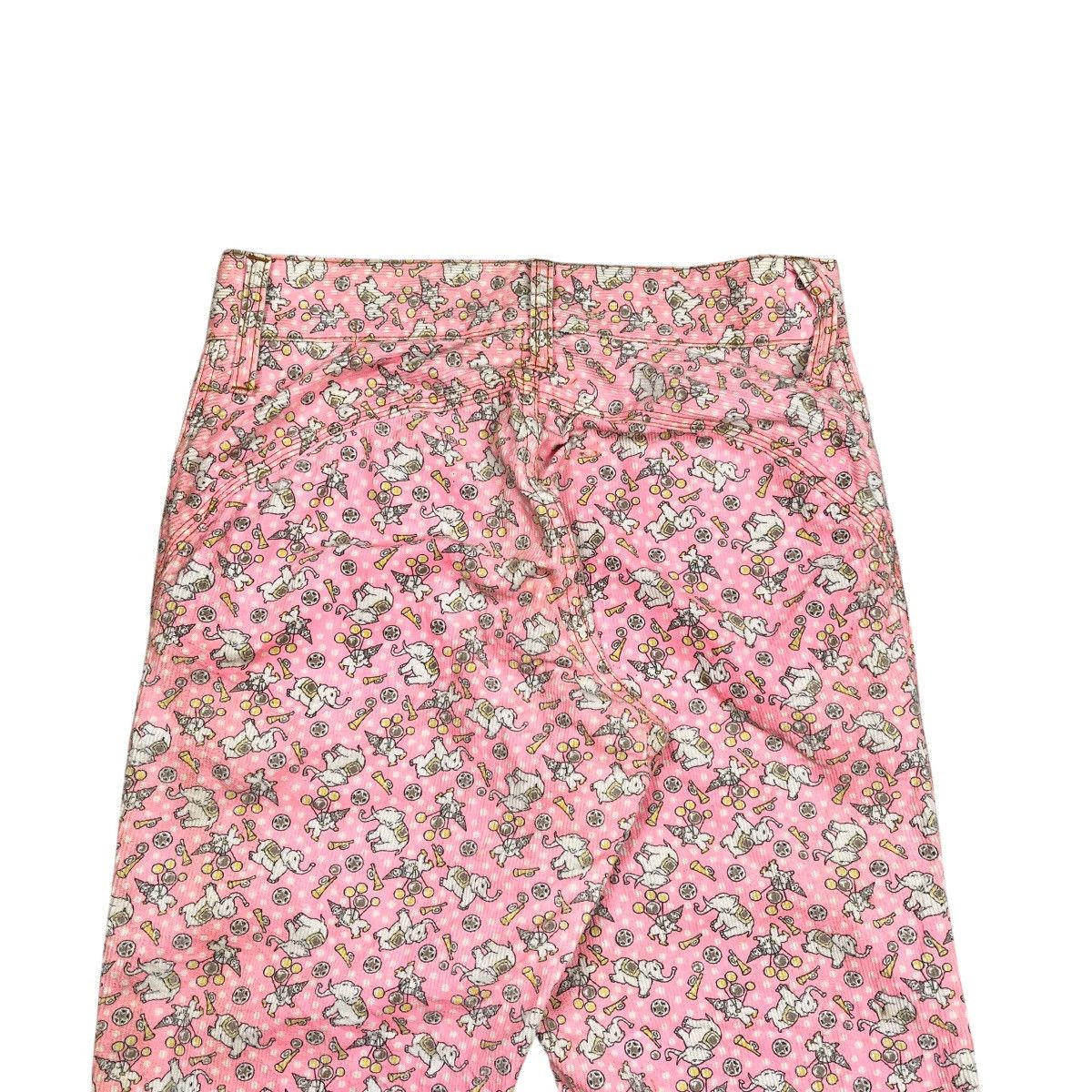 Zucca Zucca Elephent Printed Flare Corduroy Pants Size US 27 - 6 Thumbnail