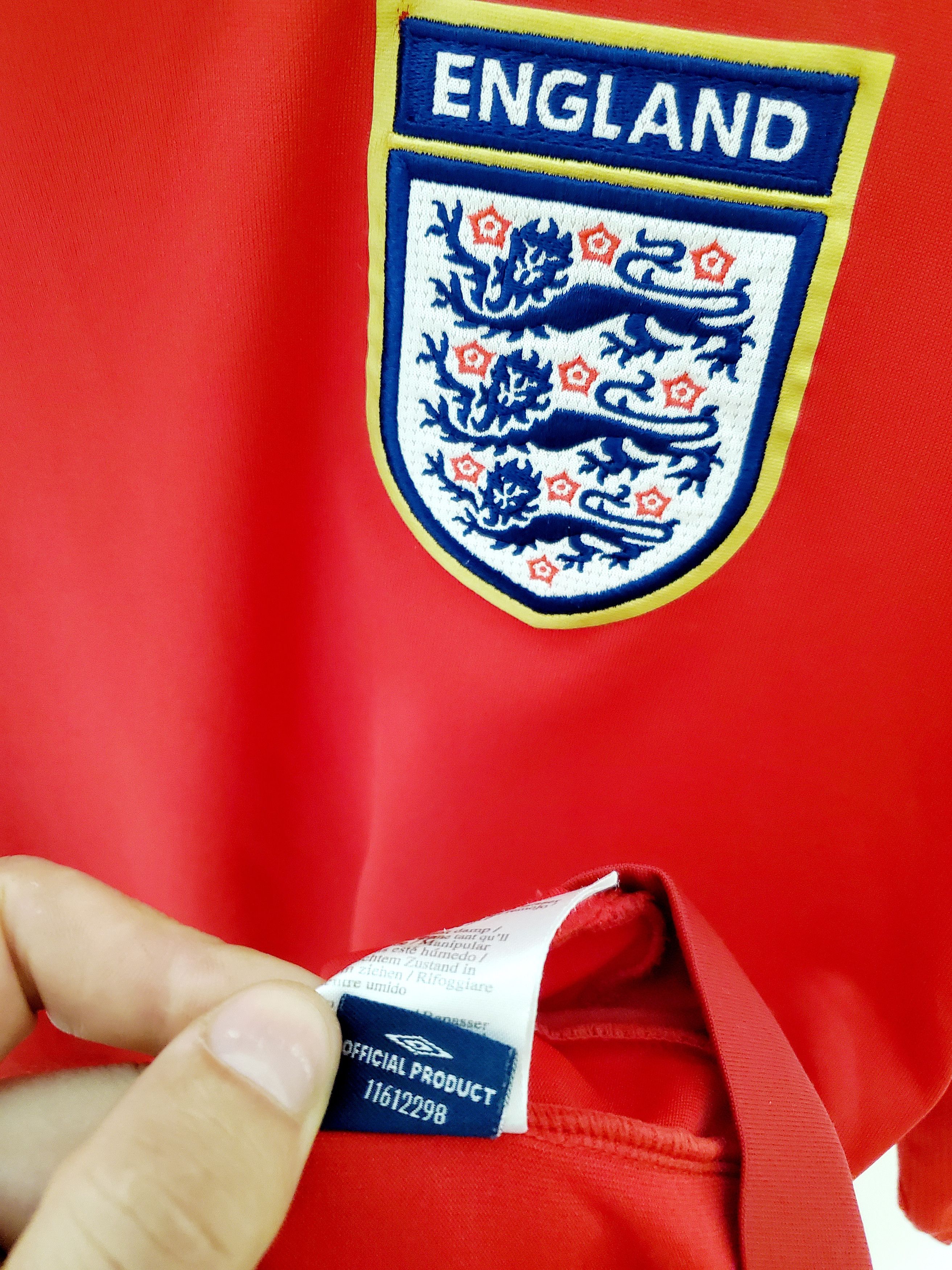 Umbro × Vintage ENGLAND 2006 2008 AWAY Jersey #4 GERRARD New condition L Size US L / EU 52-54 / 3 - 8 Thumbnail