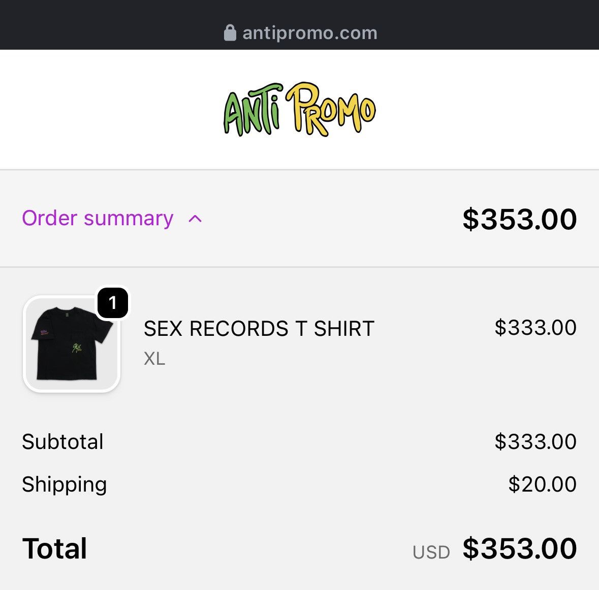 Matty Boy Mattyboy Sex Records T shirt Anti Promo Miami Popup Size US XL / EU 56 / 4 - 3 Thumbnail