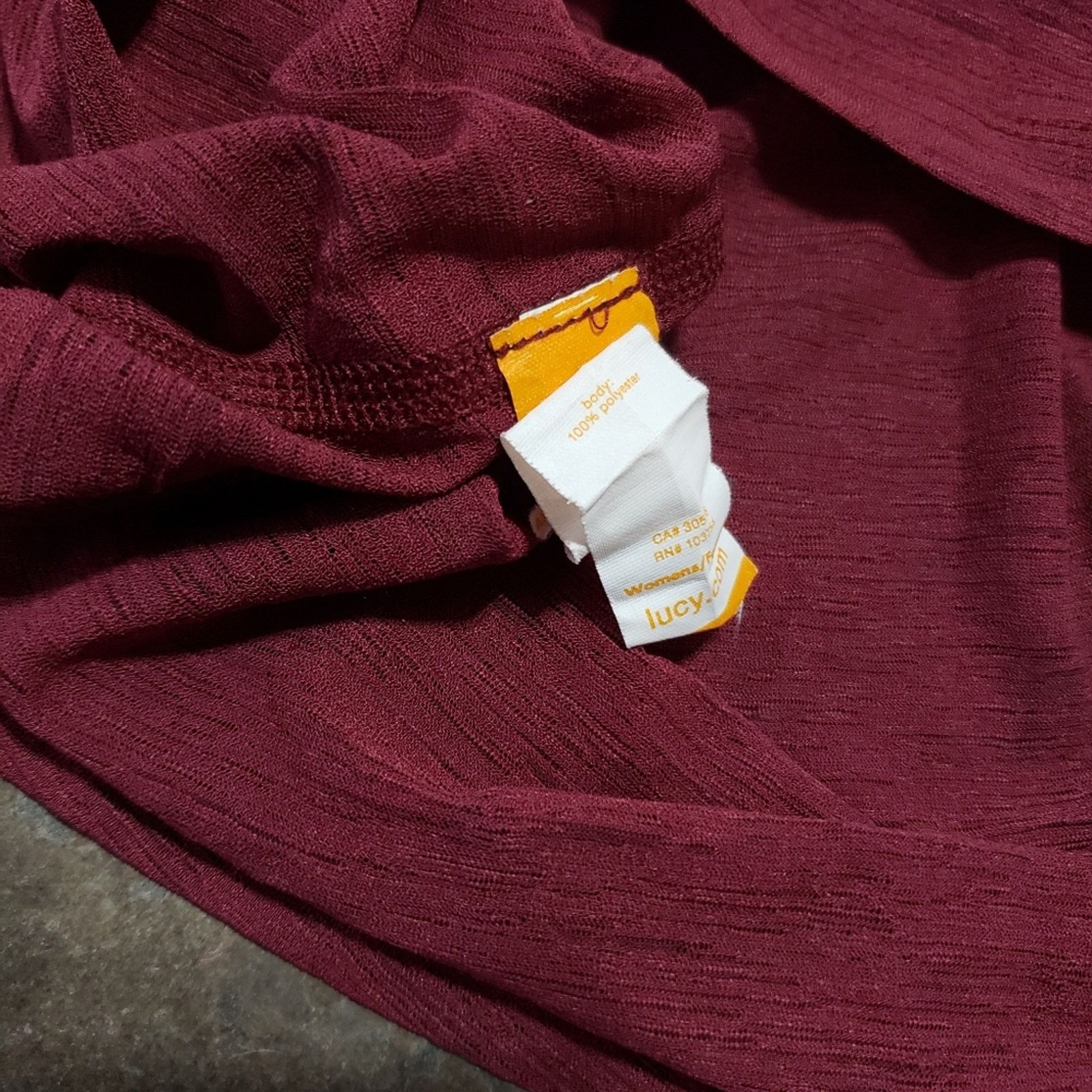 Other Burgundy Heathered | LUCY | Athletic Racerback Size L / US 10 / IT 46 - 3 Thumbnail