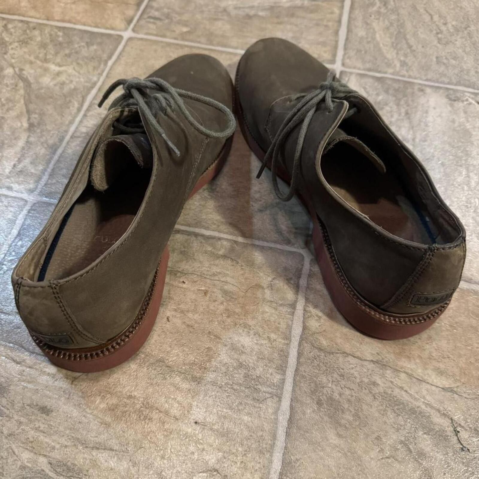 Polo Ralph Lauren Vintage 90’s Polo Ralph Lauren Olive Green Oxford Shoes Size US 9.5 / EU 42-43 - 5 Thumbnail