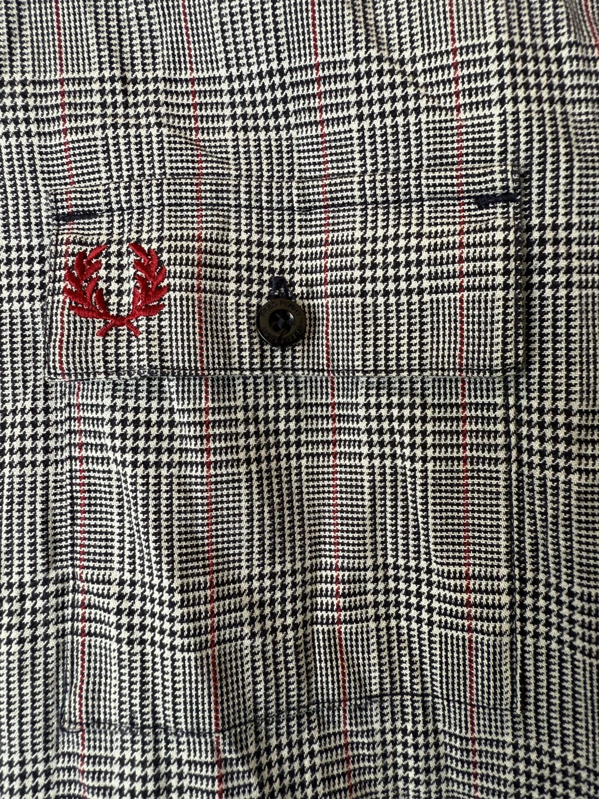 Fred Perry Fred Perry Houndstooth Logo Light Jacket Size US XL / EU 56 / 4 - 8 Thumbnail