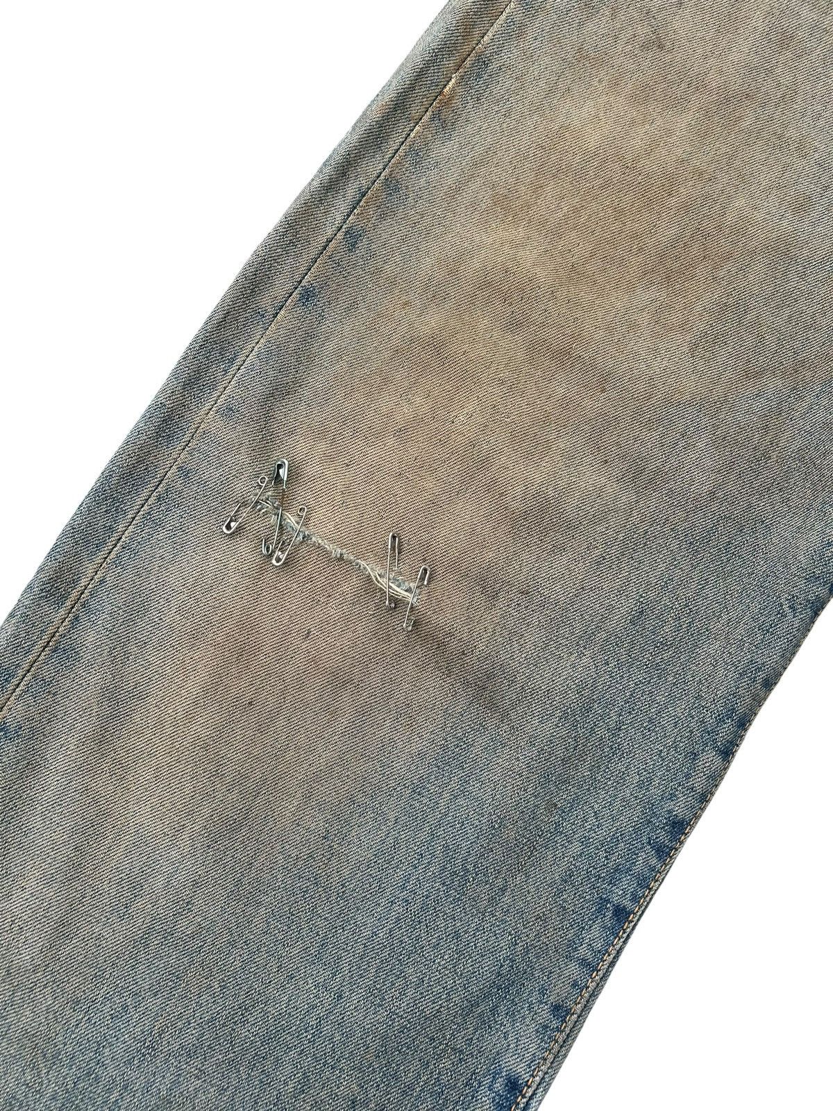 Kapital Thrashed Vintage Edwin 505X Selvedge Rusty Denim Jeans Size US 33 - 4 Thumbnail