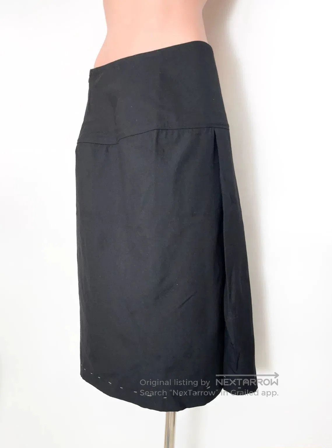 Yohji Yamamoto Yohji Yamamoto Black Sewing Skirt. Size 24" / US 00 / IT 34 - 3 Thumbnail
