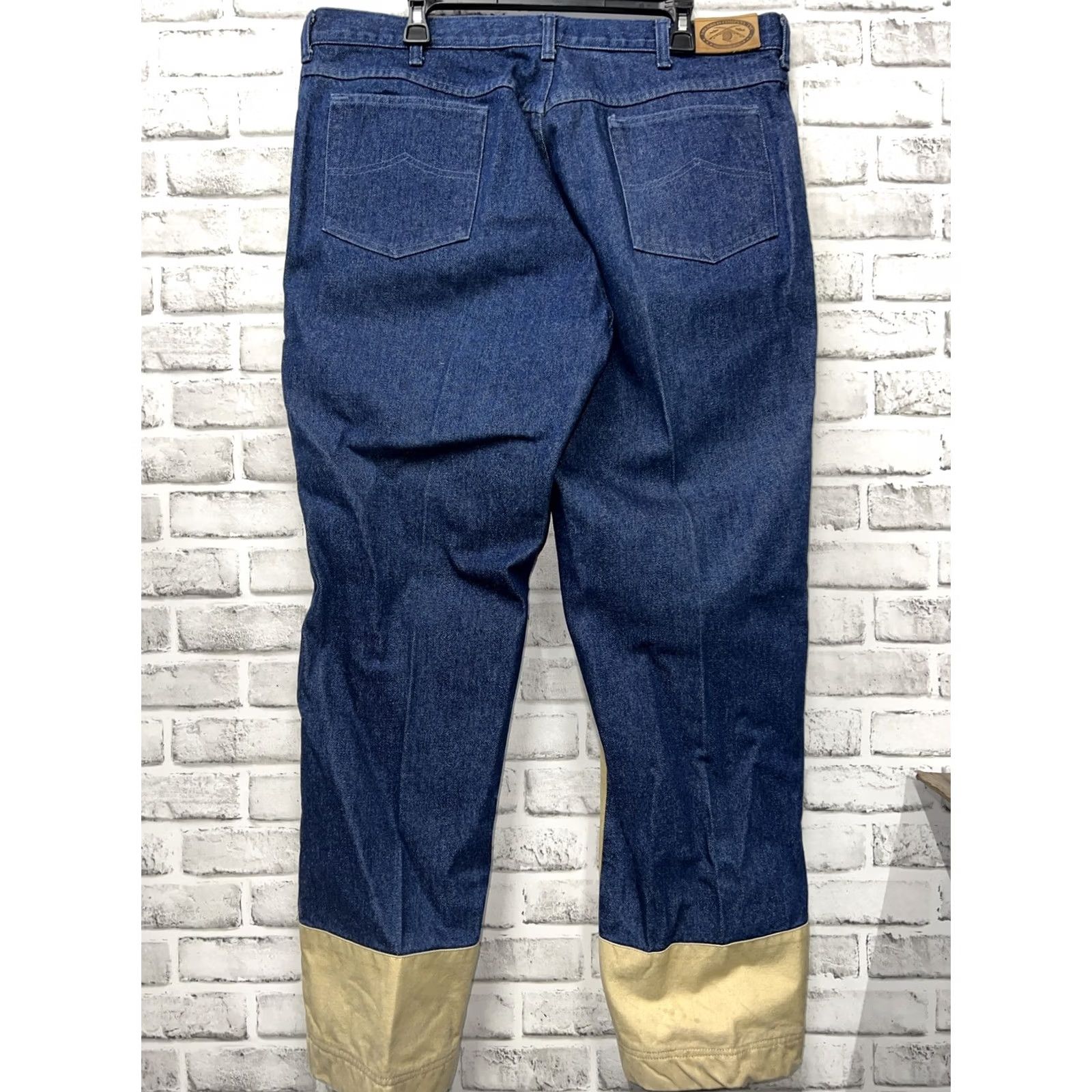 Orvis Orvis Jeans Men 40x31 Beige Straight Sized 40 Regular Inseam 31 Mens Beige Jeans Orvis Size US 40 / EU 56 - 3 Thumbnail