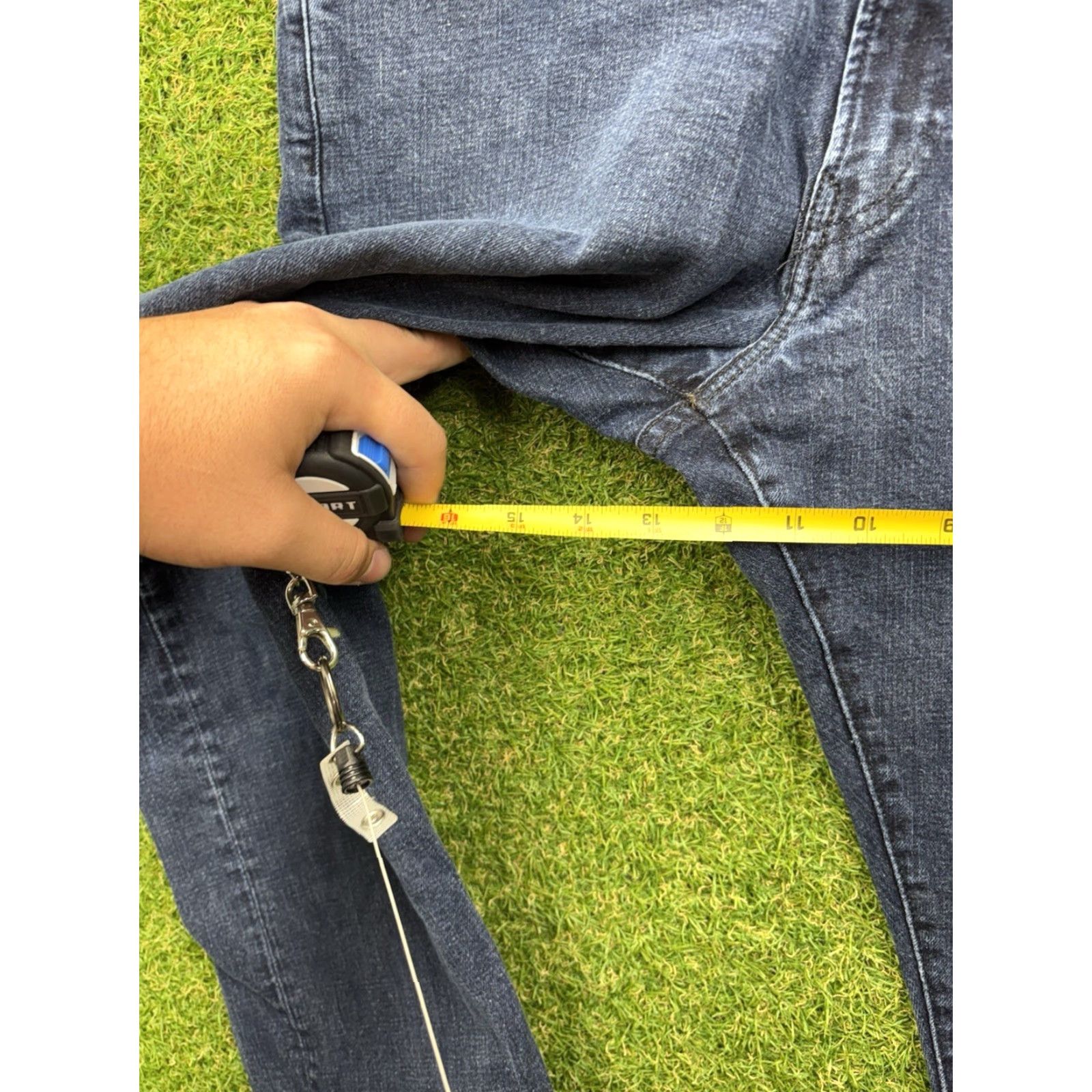Polo Ralph Lauren Polo Ralph Lauren Jeans Mens 34x32 Straight Leg Dark Denim Casual Stretch Preppy Size US S / EU 44-46 / 1 - 3 Thumbnail
