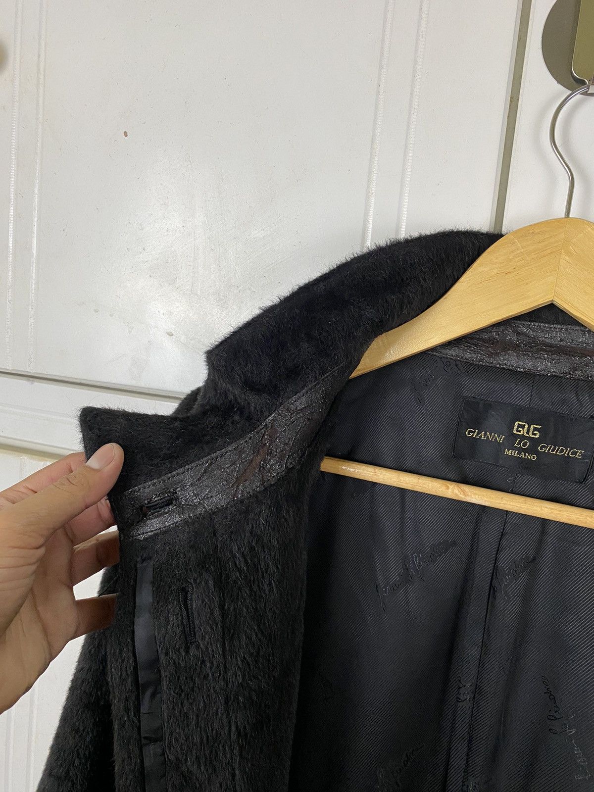 Vintage Gianni Lo Giudice Milano Wool Jacket Size US S / EU 44-46 / 1 - 4 Thumbnail