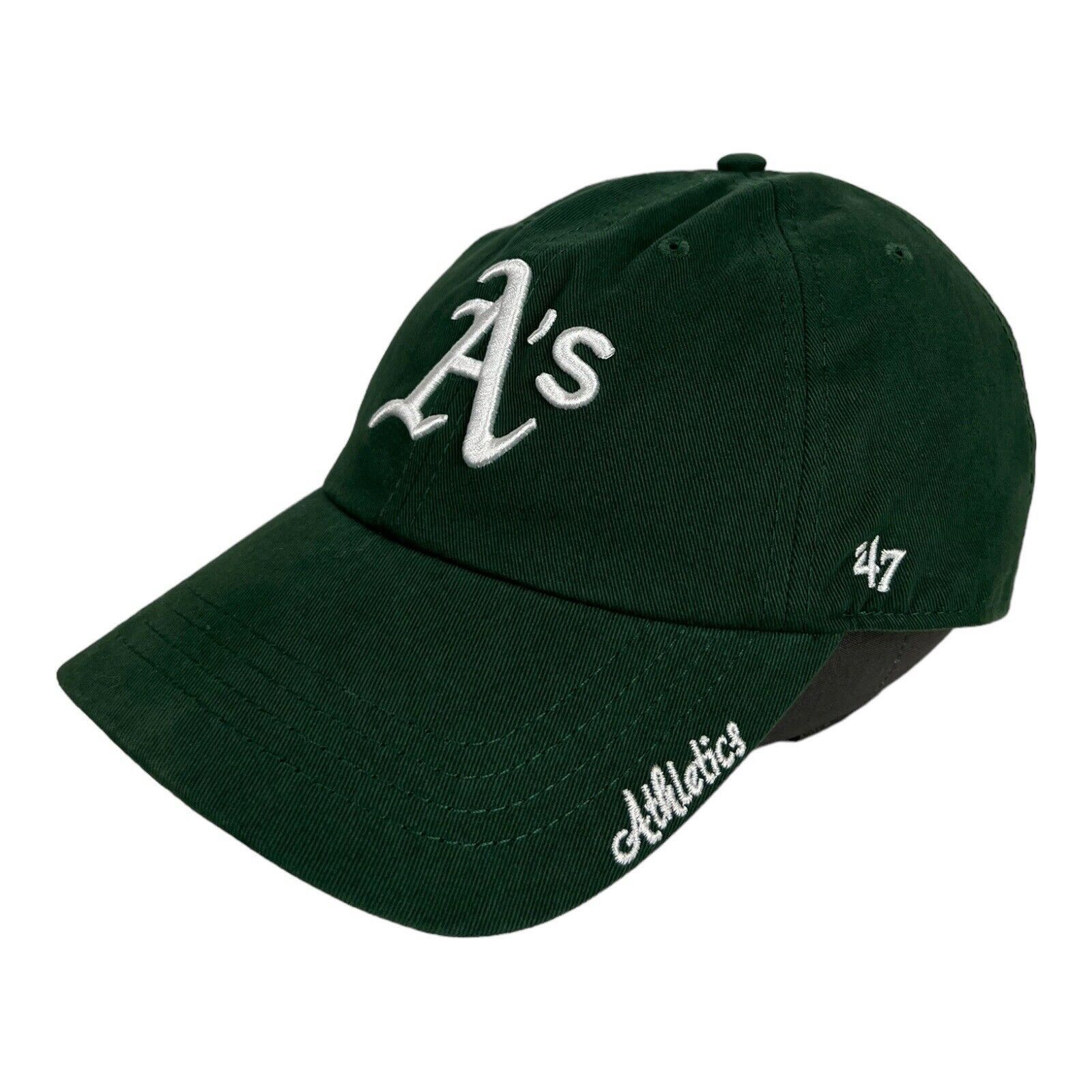 47 Brand Oakland Athletics Strapback Hat Cap Women’s By 47 Brand Gree Size ONE SIZE - 1 Preview