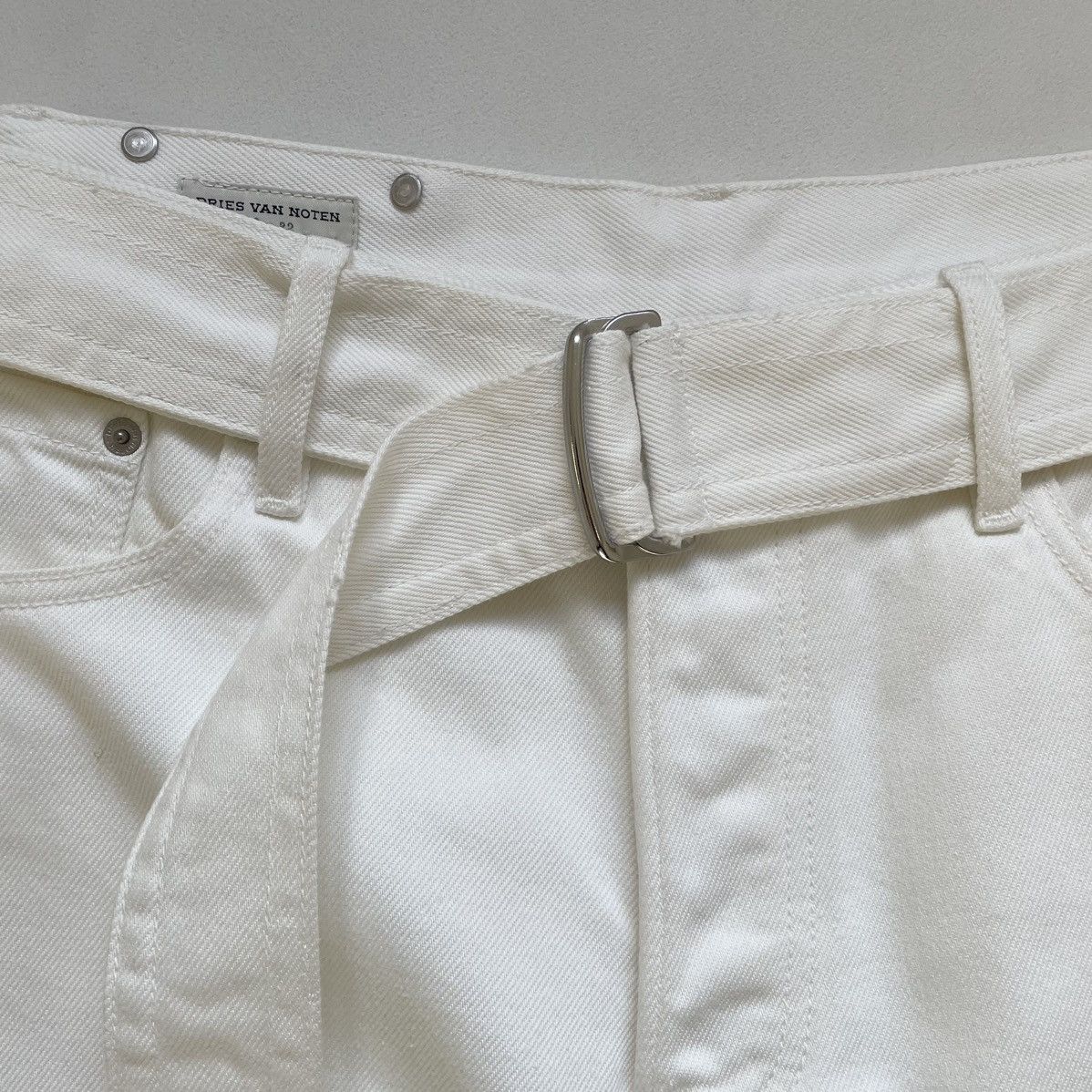 Dries Van Noten Wide Leg Double Layer ‘Skirt’ Denim Jeans Size US 32 / EU 48 - 7 Thumbnail