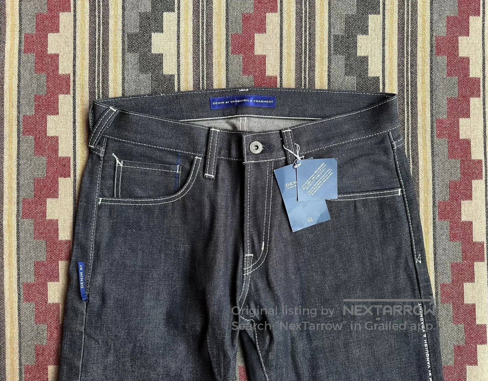 Vanquish denim by vanquish&fragment raw red ear jeans. Size US 30 / EU 46 - 3 Thumbnail