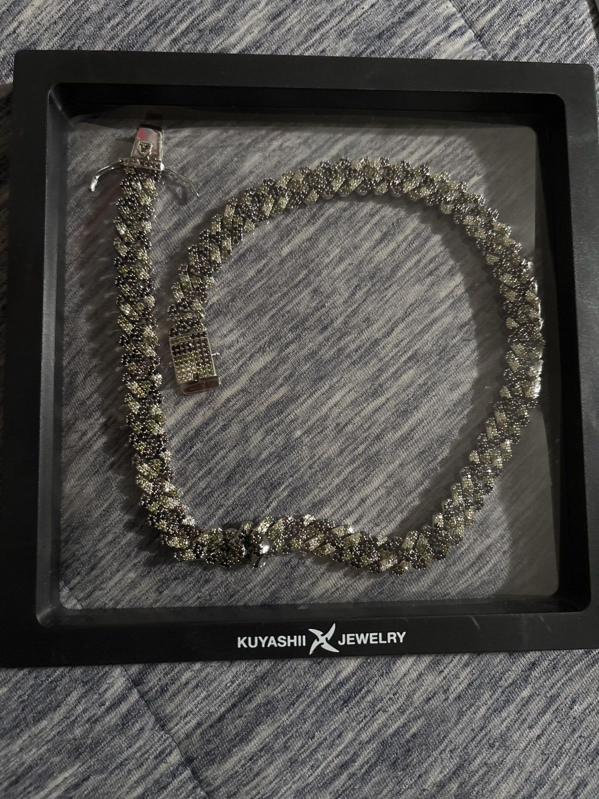 Japanese Brand Kuyashii jewelry woodland camo Cuban chain Size ONE SIZE - 3 Thumbnail