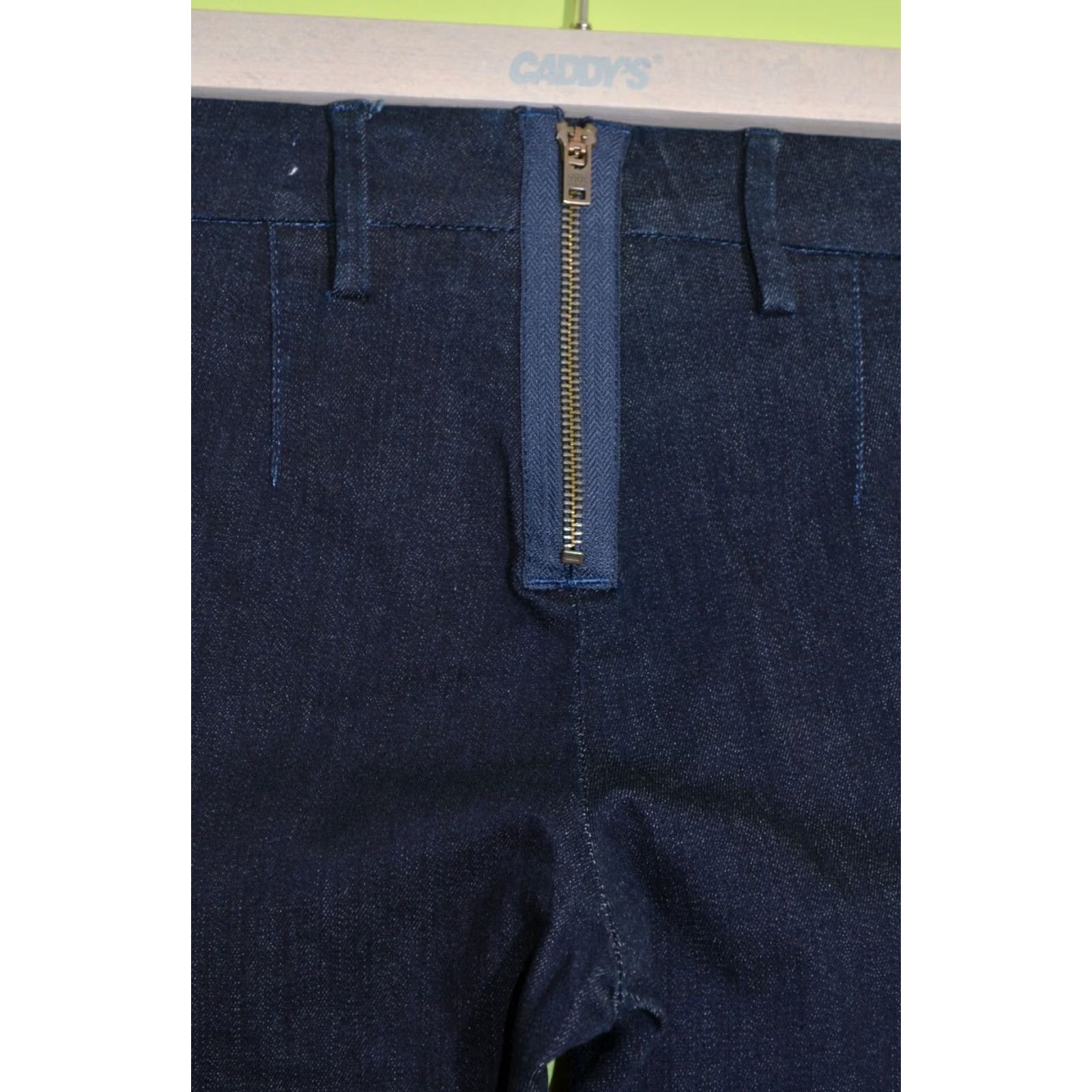 Skin ACNE Dark Blue Skinny Jeans With Back Zip W25 L34 Ladies Jeans Size 25 White? Size 42" / US 20 - 4 Thumbnail