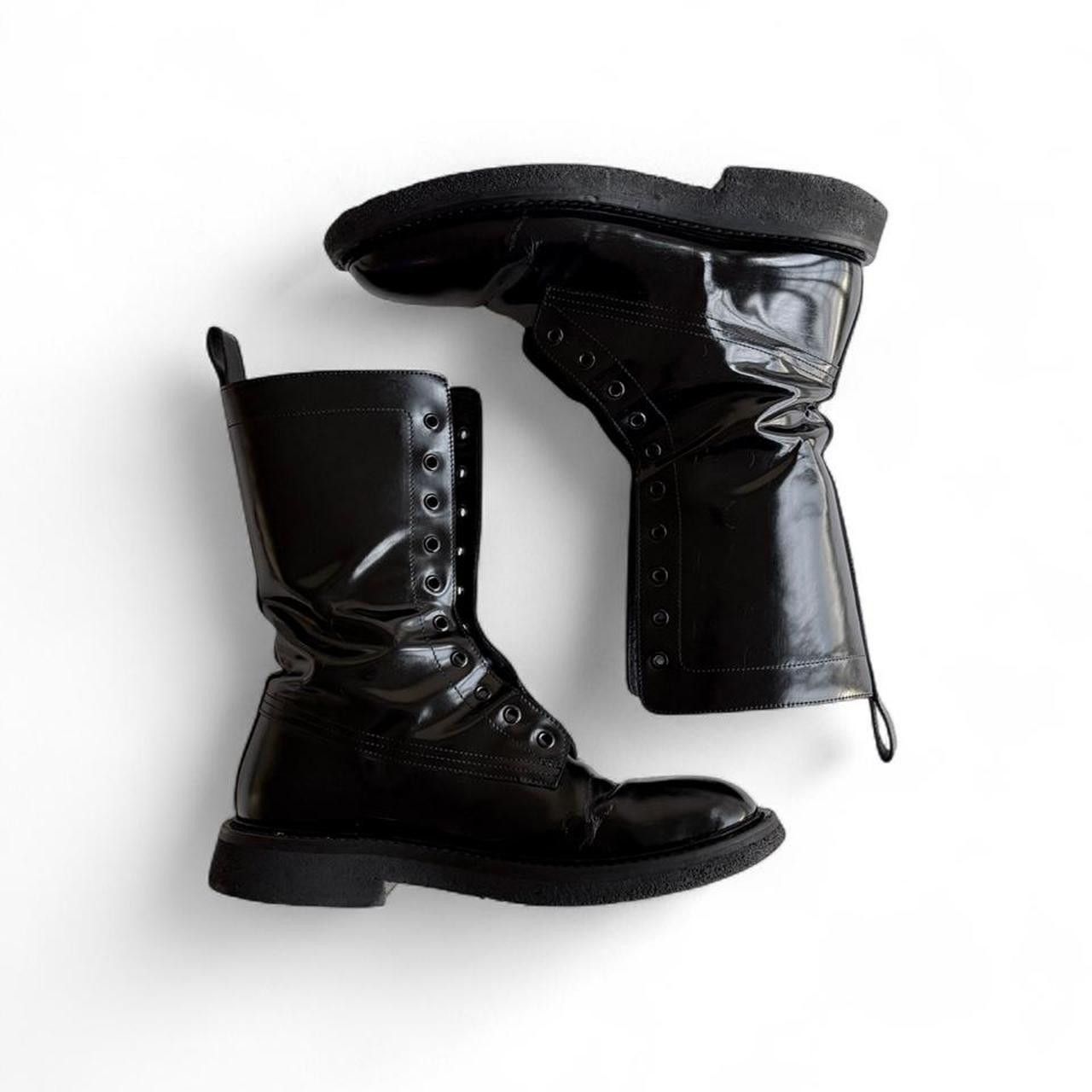 From The First From The First Black Leather Lorenzo Navigate Boots 42 Size US 9 / EU 42 - 2 Thumbnail