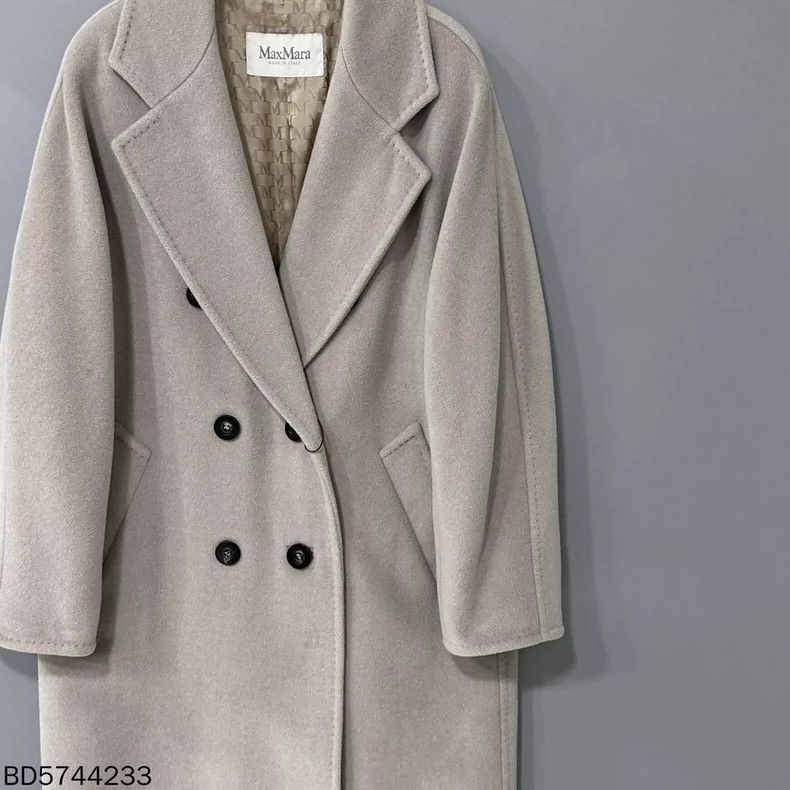Max Mara Max Mara 101801 double-breasted coat Size L / US 10 / IT 46 - 2 Thumbnail