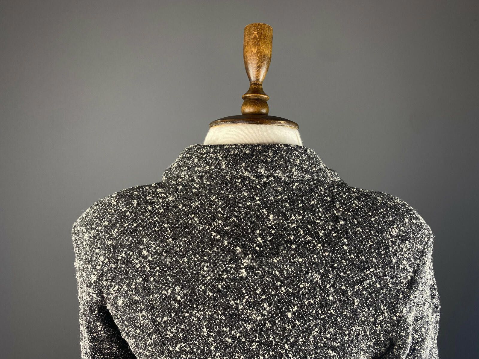 Designer Bitte Kai Rand Gray Wool Button Up Blazer Jacket Size 46 Size M / US 6-8 / IT 42-44 - 6 Thumbnail
