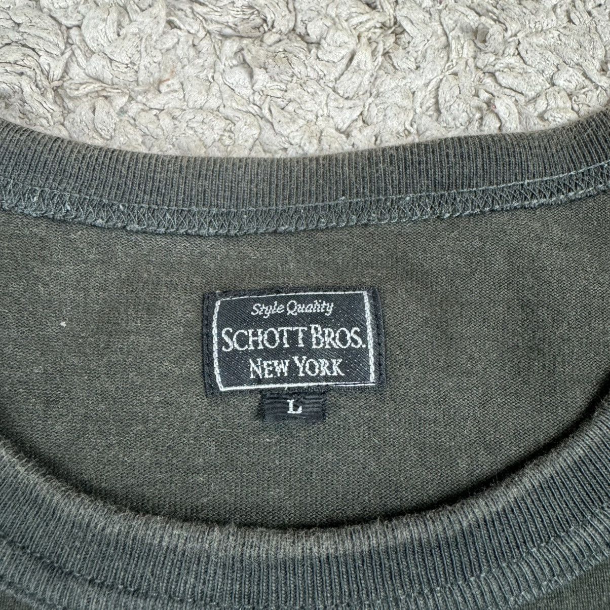 Schott Vintage Schott NYC One Star Leather Pocket T-shirt Size US L / EU 52-54 / 3 - 19 Thumbnail