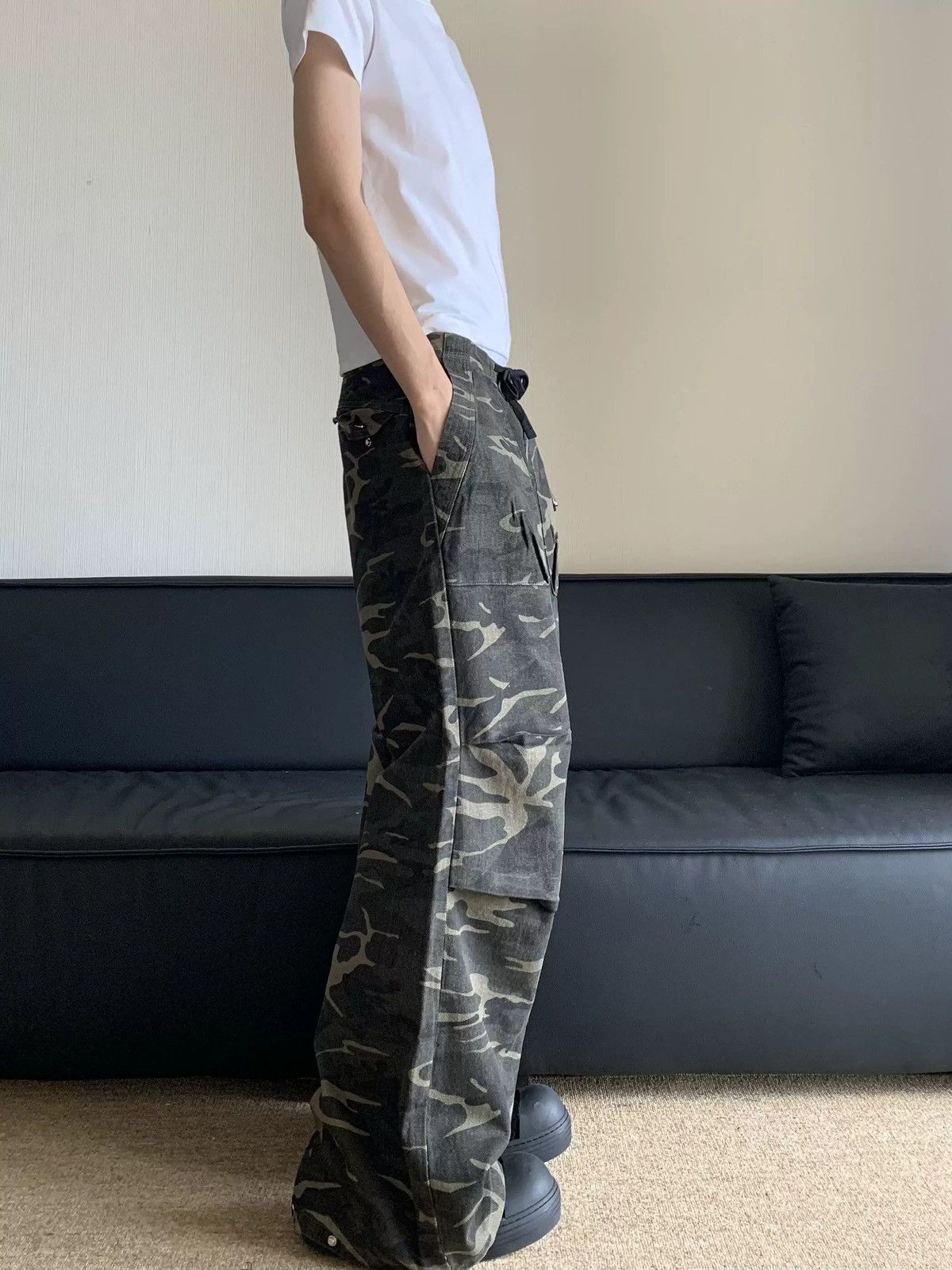 Japanese Brand × Vintage Retro camouflage paratrooper workwear Size 28" / US 6 / IT 42 - 2 Thumbnail