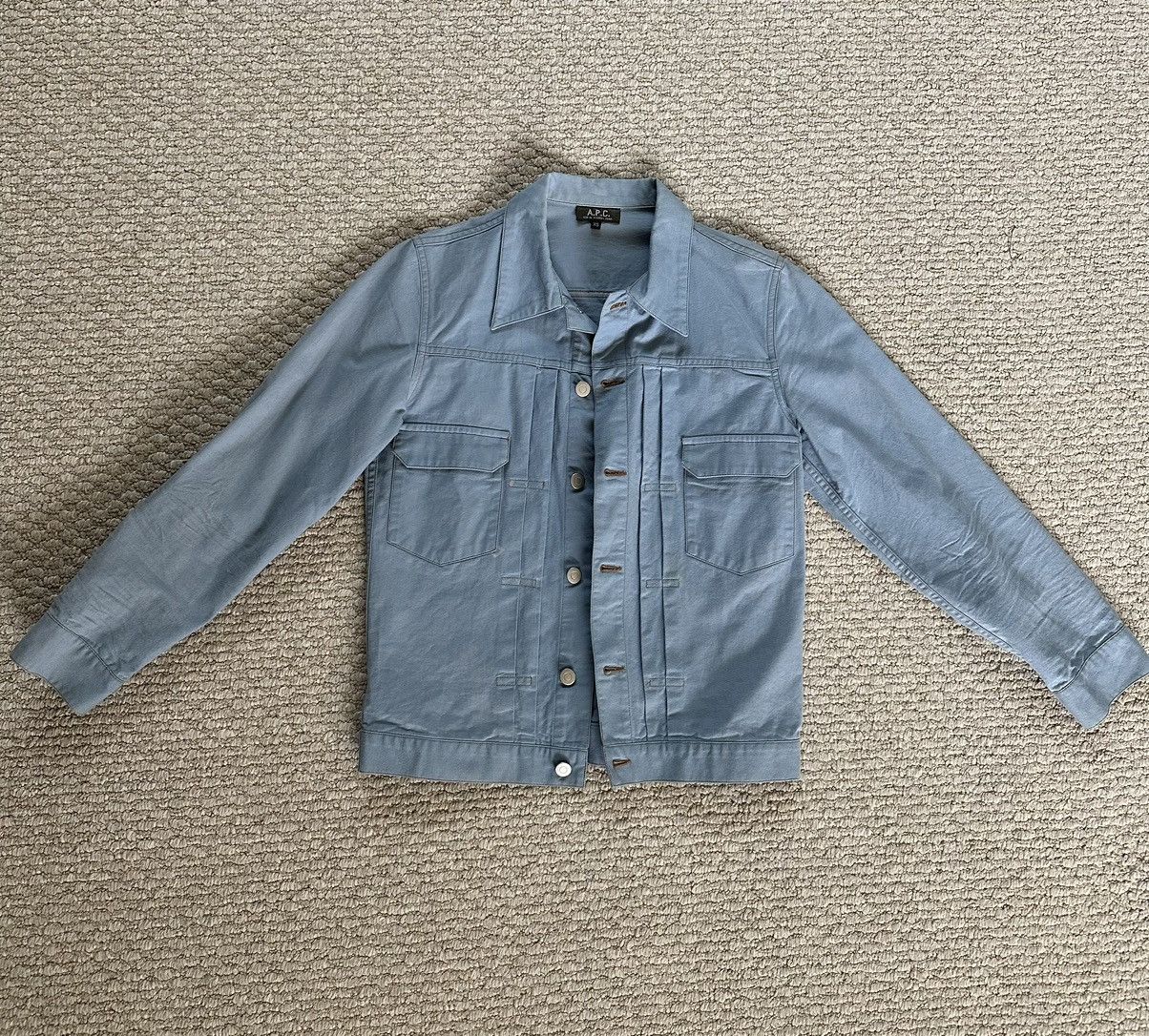 A.P.C. Light blue APC denim style jacket Size US XS / EU 42 / 0 - 1 Thumbnail