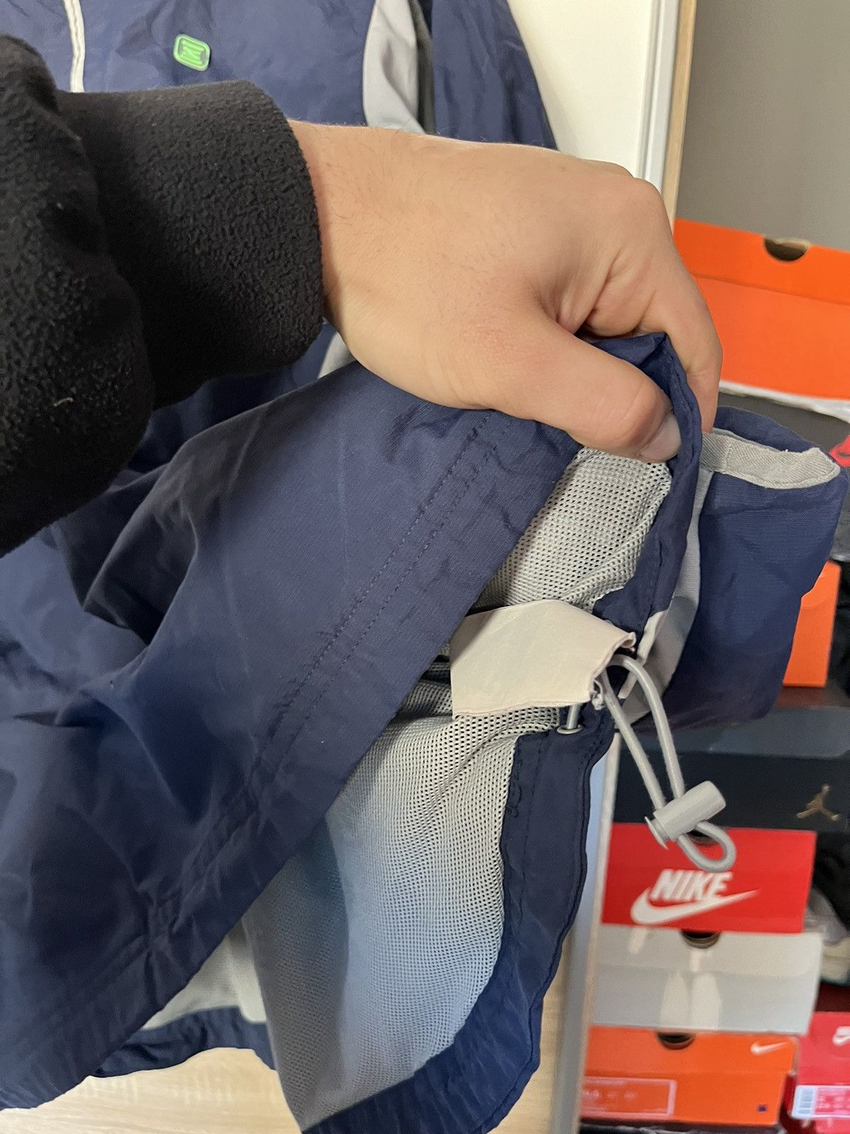Nike Vintage Y2K Nike Shox 1/3 Zip Up Parachute Jacket UK Drip Co Size US XL / EU 56 / 4 - 4 Thumbnail