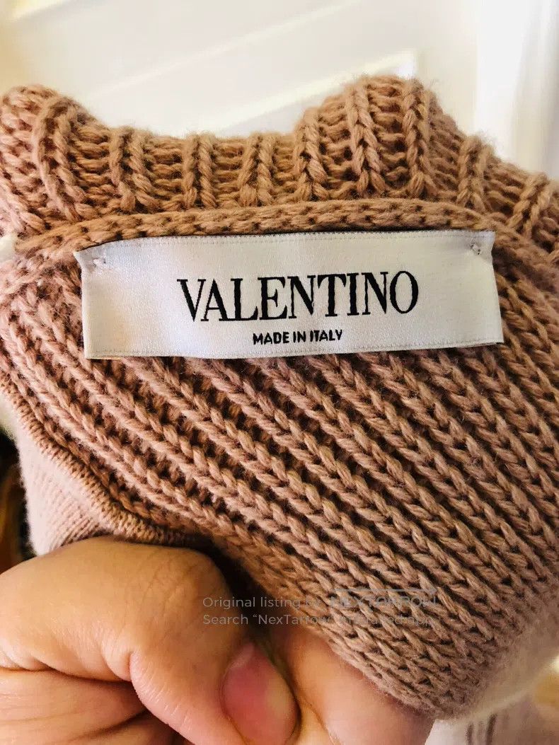 Valentino Valentino Cashmere knitted cardigan cape shawl Size M / US 6-8 / IT 42-44 - 1 Thumbnail