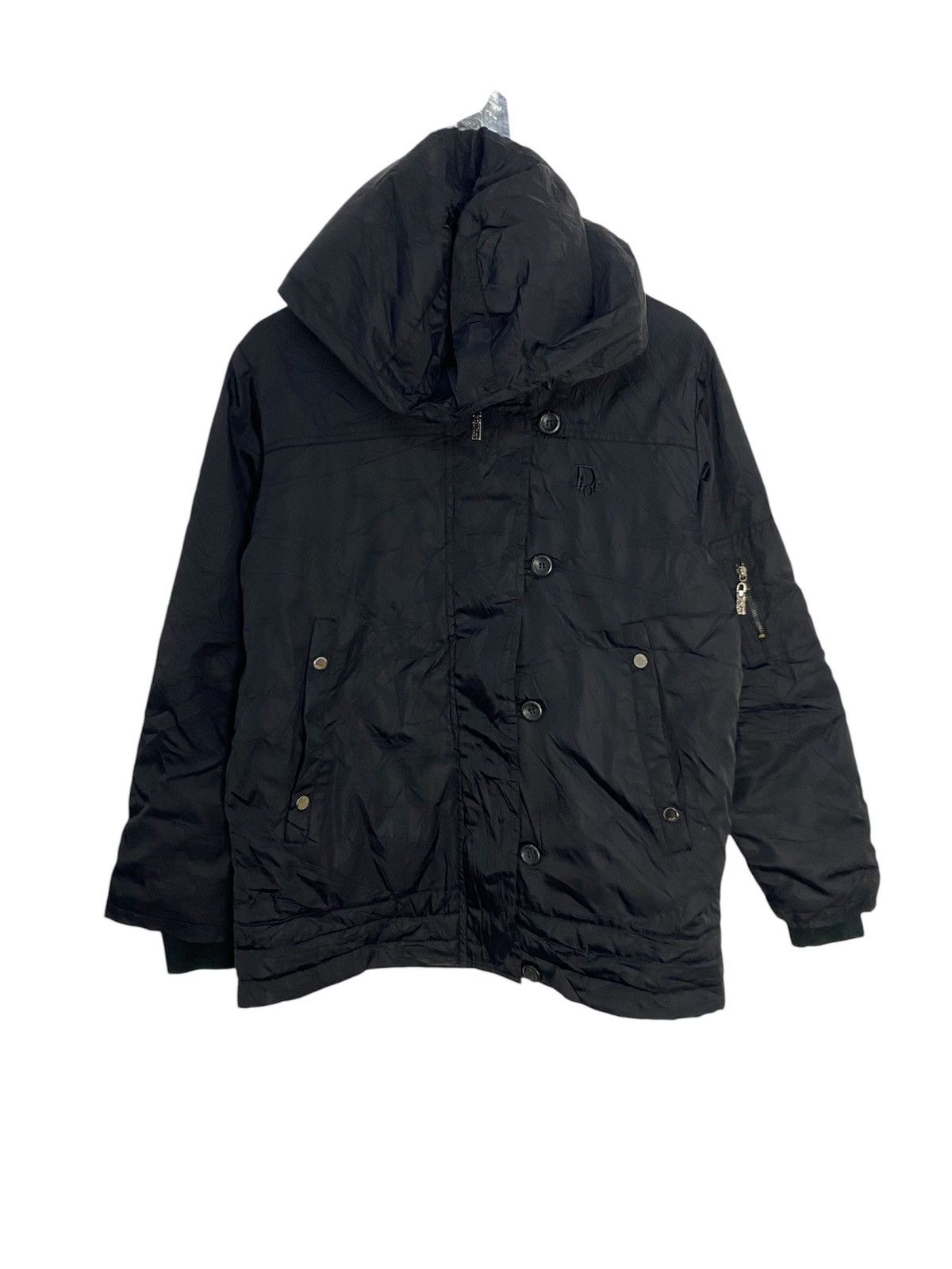 Dior CHRISTIAN DIOR JACKET WITH HOODIE BOMBER STYLE Size US M / EU 48-50 / 2 - 1 Thumbnail