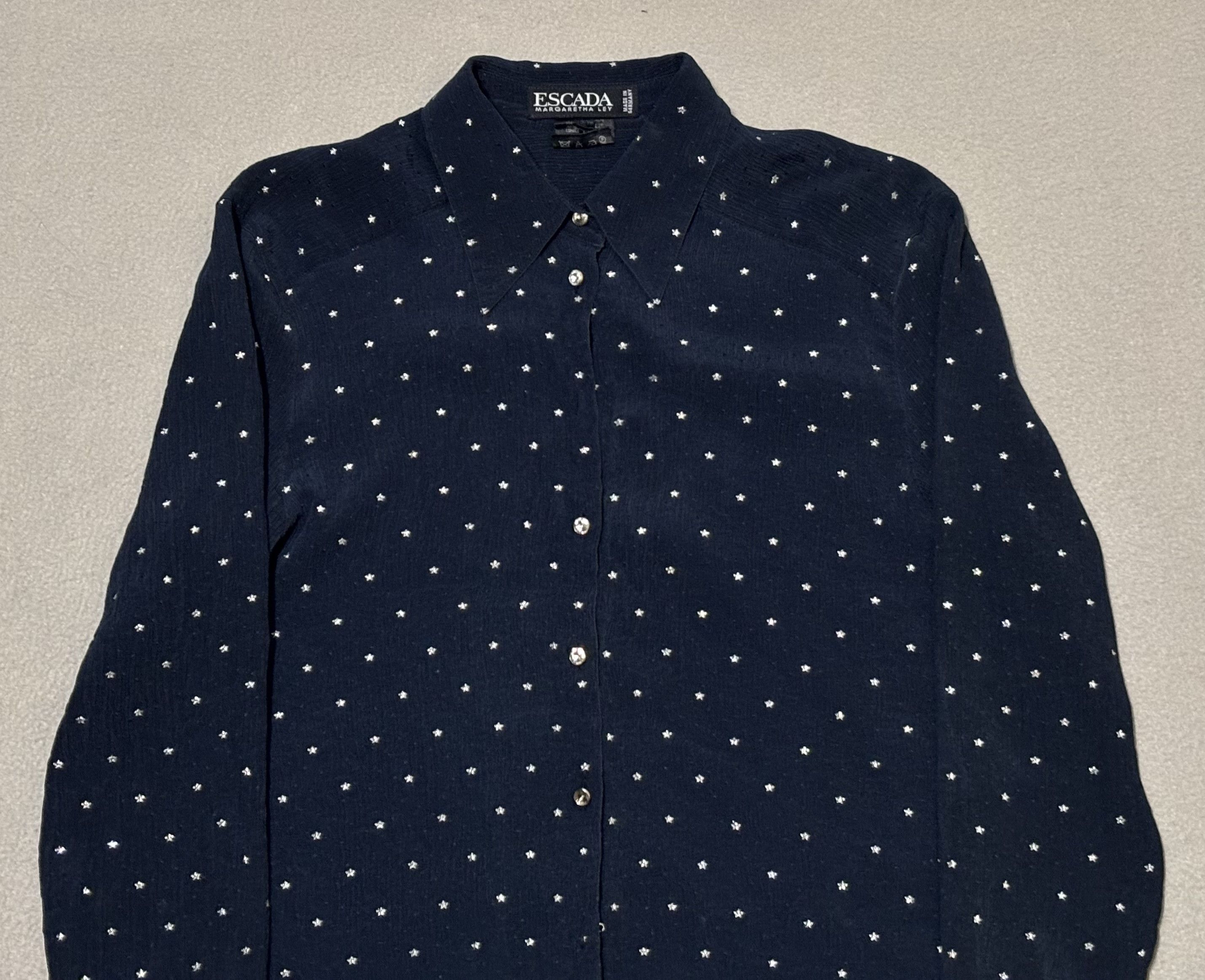 Escada Escada Shirt Silk Size 38 Size XS / US 0-2 / IT 36-38 - 4 Thumbnail
