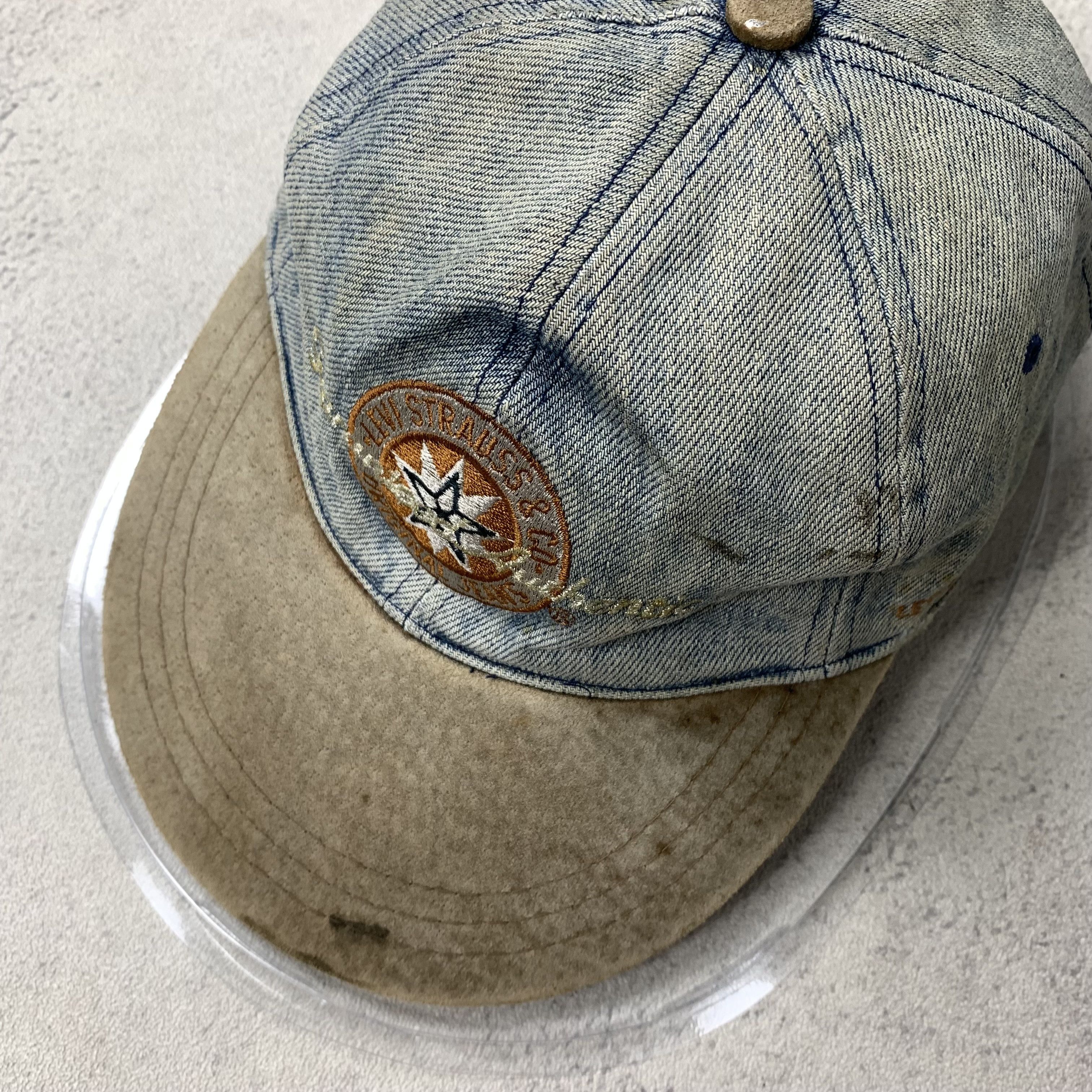 Levi's Vintage Levi's Levi Strauss Denim Hat Rugged Mud Wash Size ONE SIZE - 3 Thumbnail