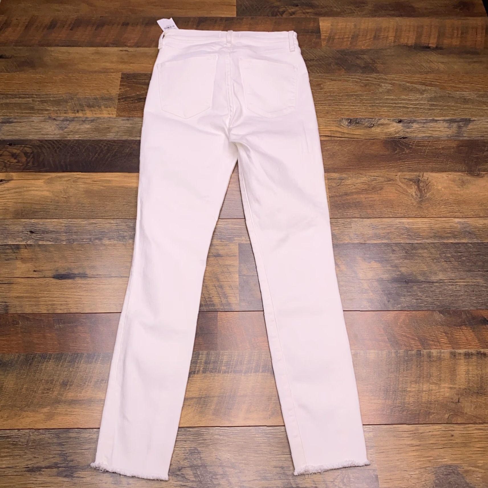 Abercrombie & Fitch Abercrombie & Fitch Jeans Slim Women 25 White High Rise Skinny 5-Pocket Stretch Denim Modern Size 42" / US 20 - 2 Thumbnail