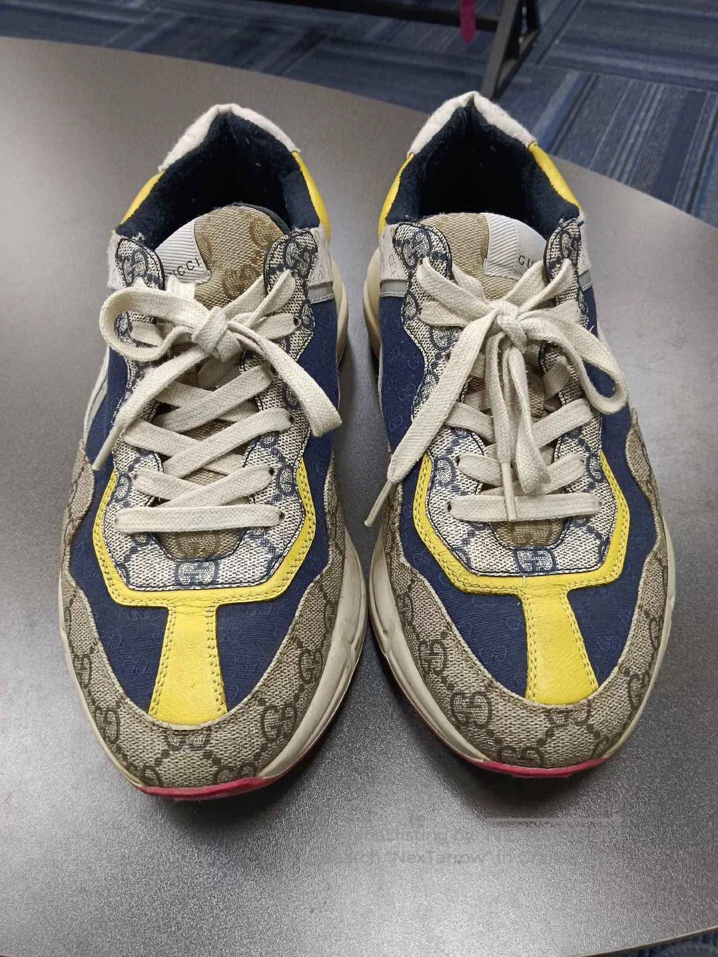 Gucci Gucci Printed Canvas Dad Sneakers Size 41. Size US 10 / EU 43 - 2 Thumbnail