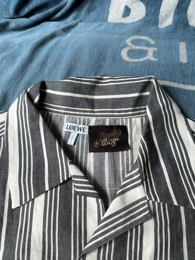 Loewe loewe Striped short sleeves 2505-Nextarrow Size US L / EU 52-54 / 3 - 3 Thumbnail