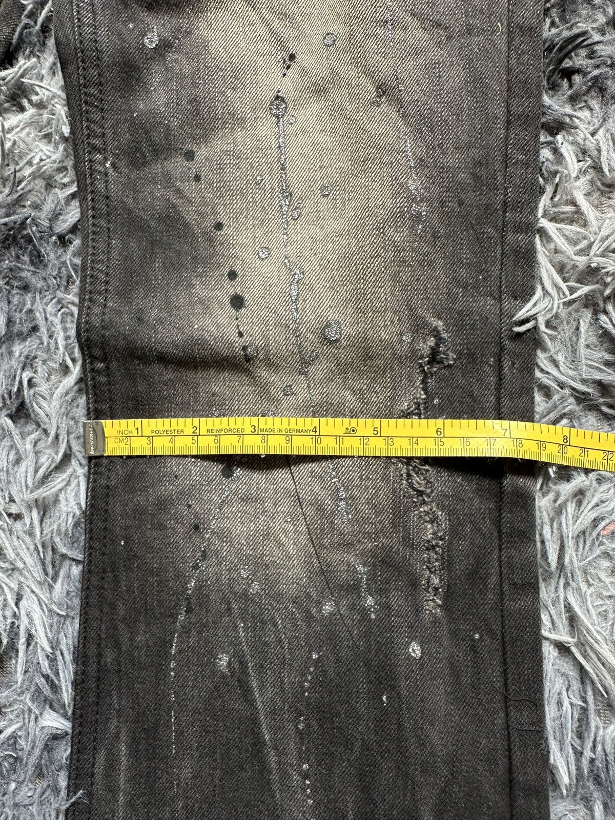 Yasuyuki Ishii 00’s LAGUST dusty studded gothic denim jeans Size US 30 / EU 46 - 23 Thumbnail