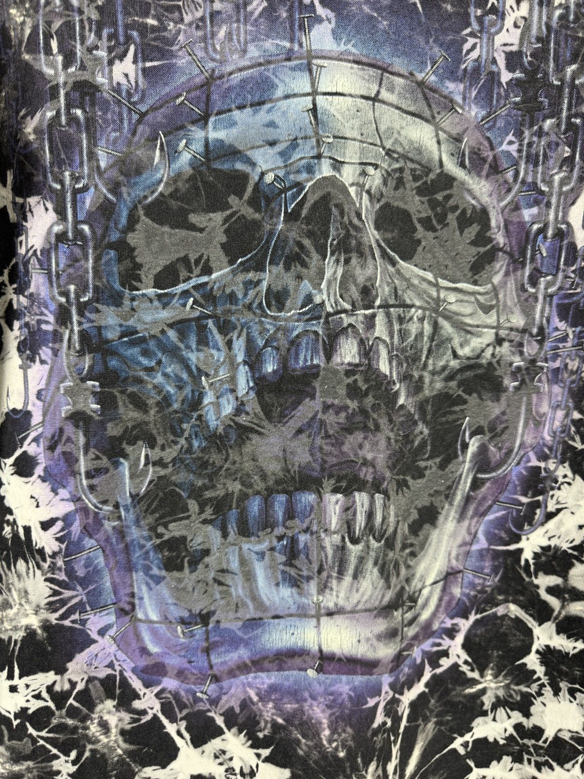 Band Tees Vintage 90s Skulls Chain Allover print merch tee shirt Size US M / EU 48-50 / 2 - 11 Thumbnail
