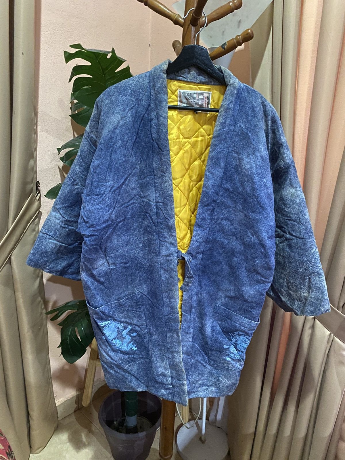 Vintage VINTAGE HANTEN KIMONO DRAGON MOTIVE MADE IN JAPAN Size US L / EU 52-54 / 3 - 4 Thumbnail