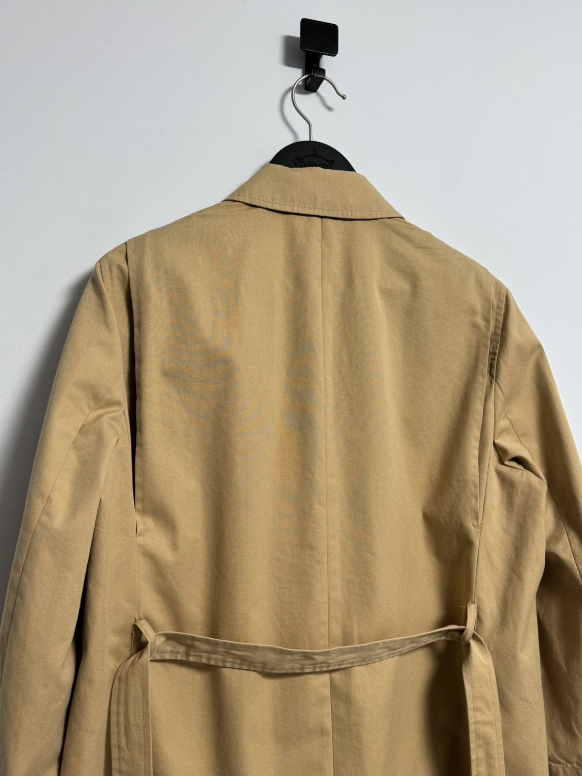 Salvatore Ferragamo Vintage Salvatore Ferragamo Monogram Inside Trench Jacket Size M / US 6-8 / IT 42-44 - 14 Thumbnail