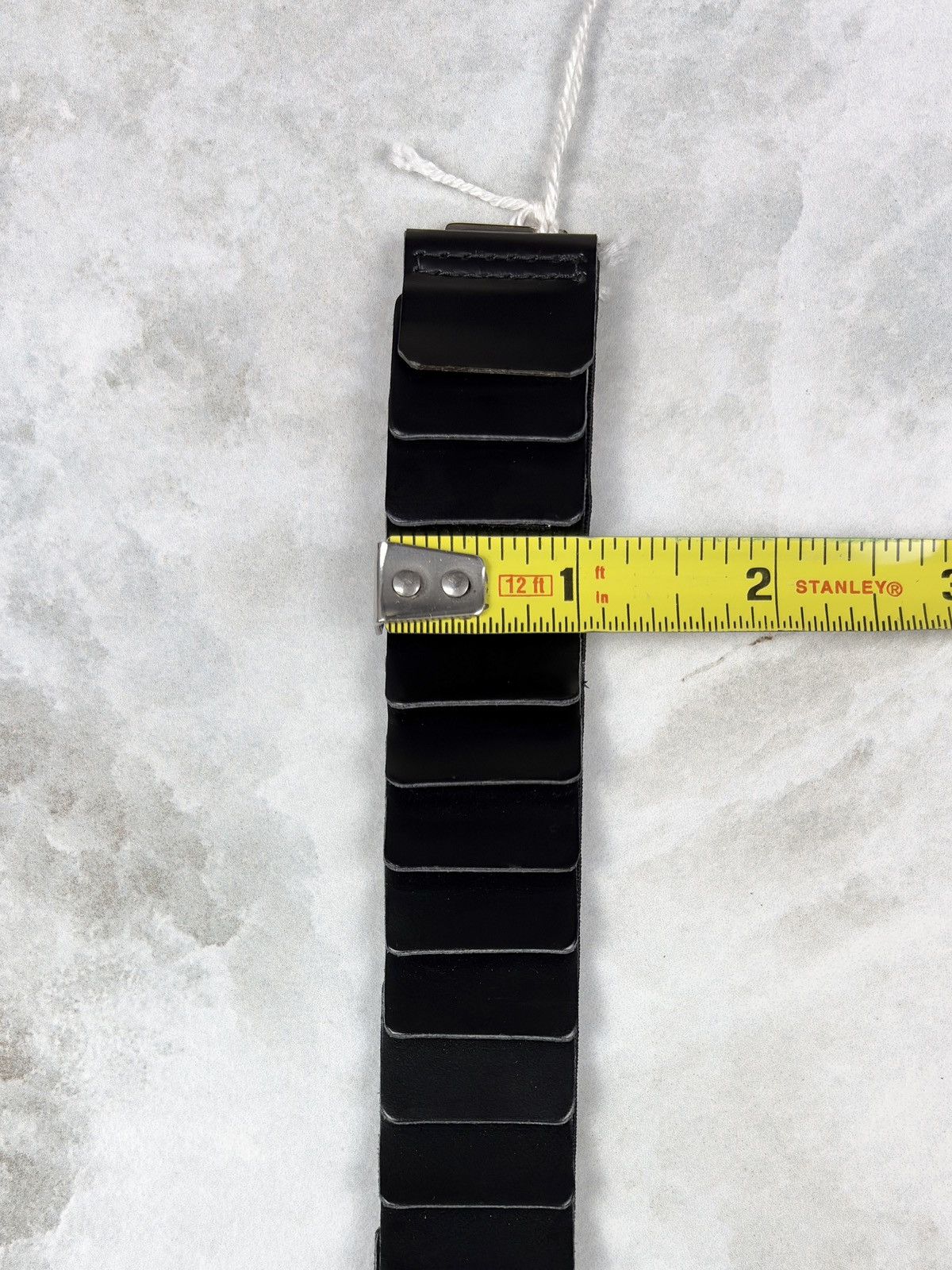 Dior × Hedi Slimane SS03 Dior Homme Follow Me Runway Leather Scale Belt Hedi Size ONE SIZE - 14 Thumbnail