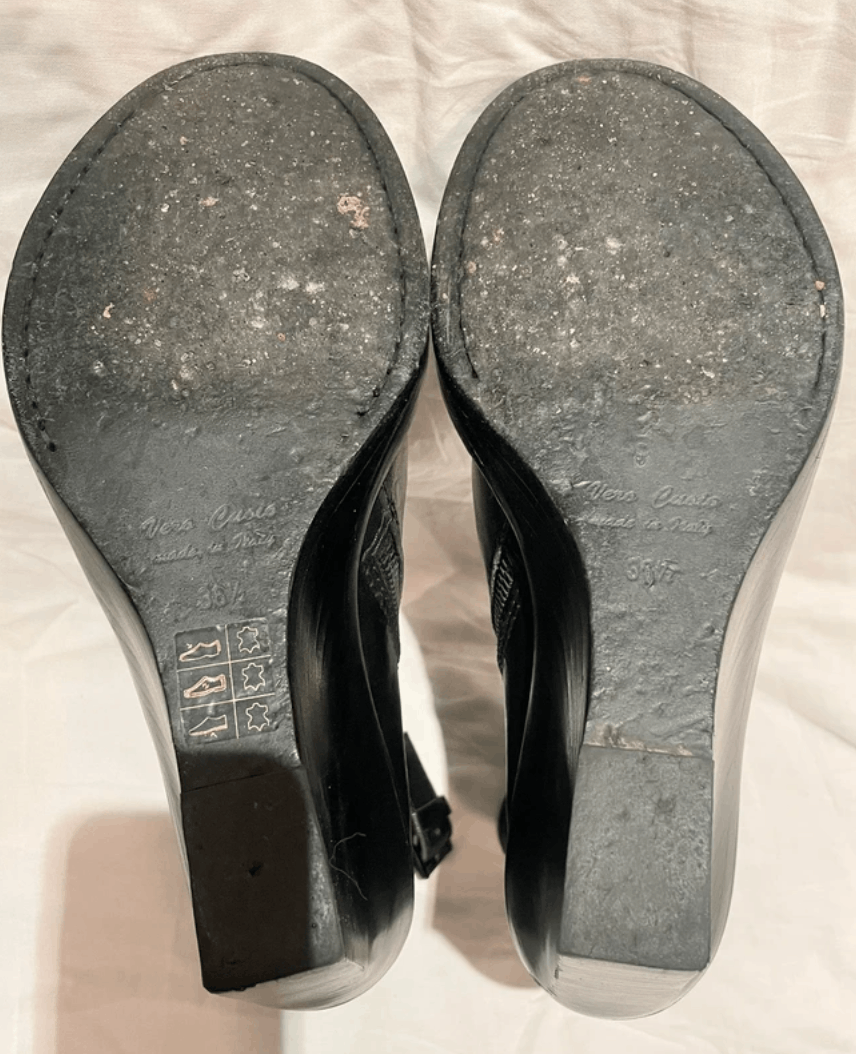 Ann Demeulemeester Ann Demeulemeester Shoes Boots Leather Platform Block Heel Size US 6.5 / IT 36.5 - 5 Thumbnail