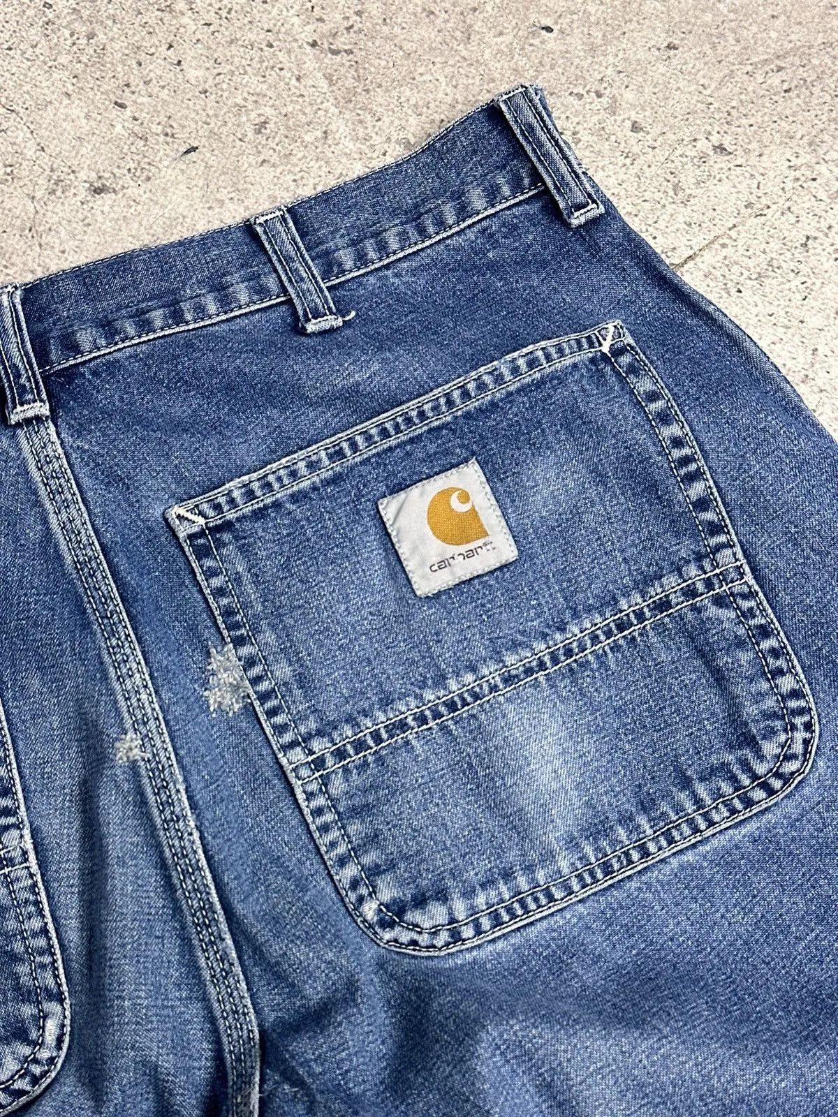 Carhartt Wip Vintage Carhartt Denim Pants Carpenter Jeans Workwear Style Size US 32 / EU 48 - 11 Thumbnail