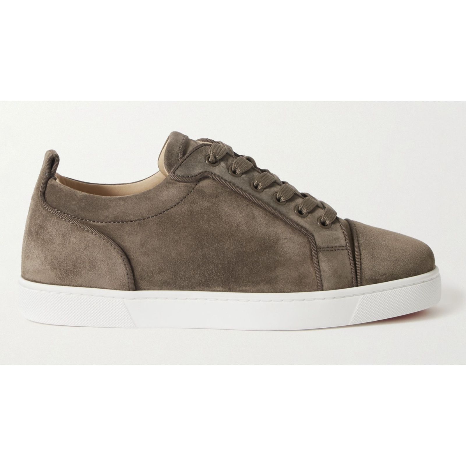 Christian Louboutin Christian Louboutin Mens Louis Junior Flat Silex Brown Size US 12 / EU 45 - 1 Thumbnail