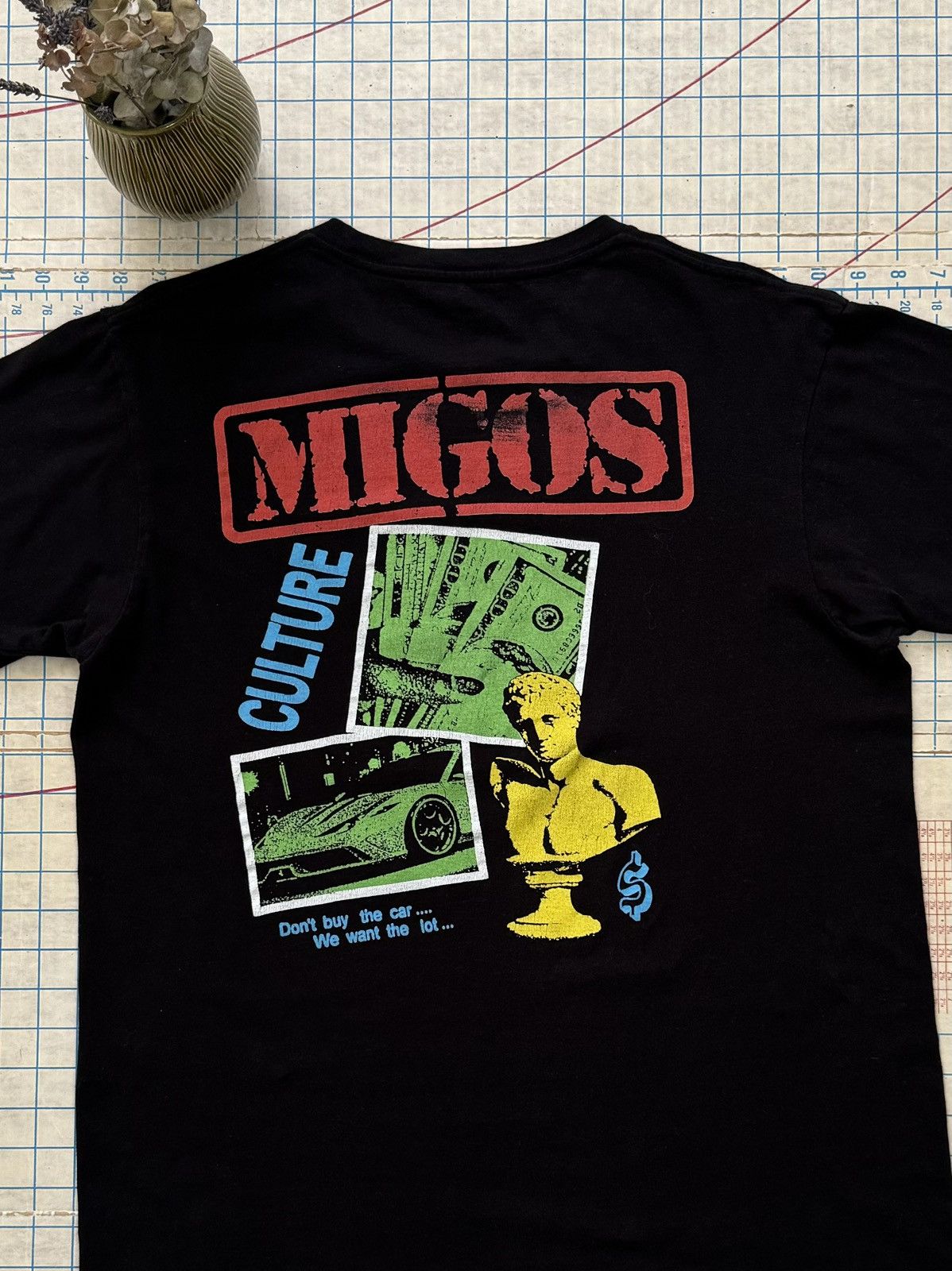 Migos × Rap Tees Migos Culture Black Graphic Tee Size Large Rap Hip Hop Size US L / EU 52-54 / 3 - 3 Thumbnail