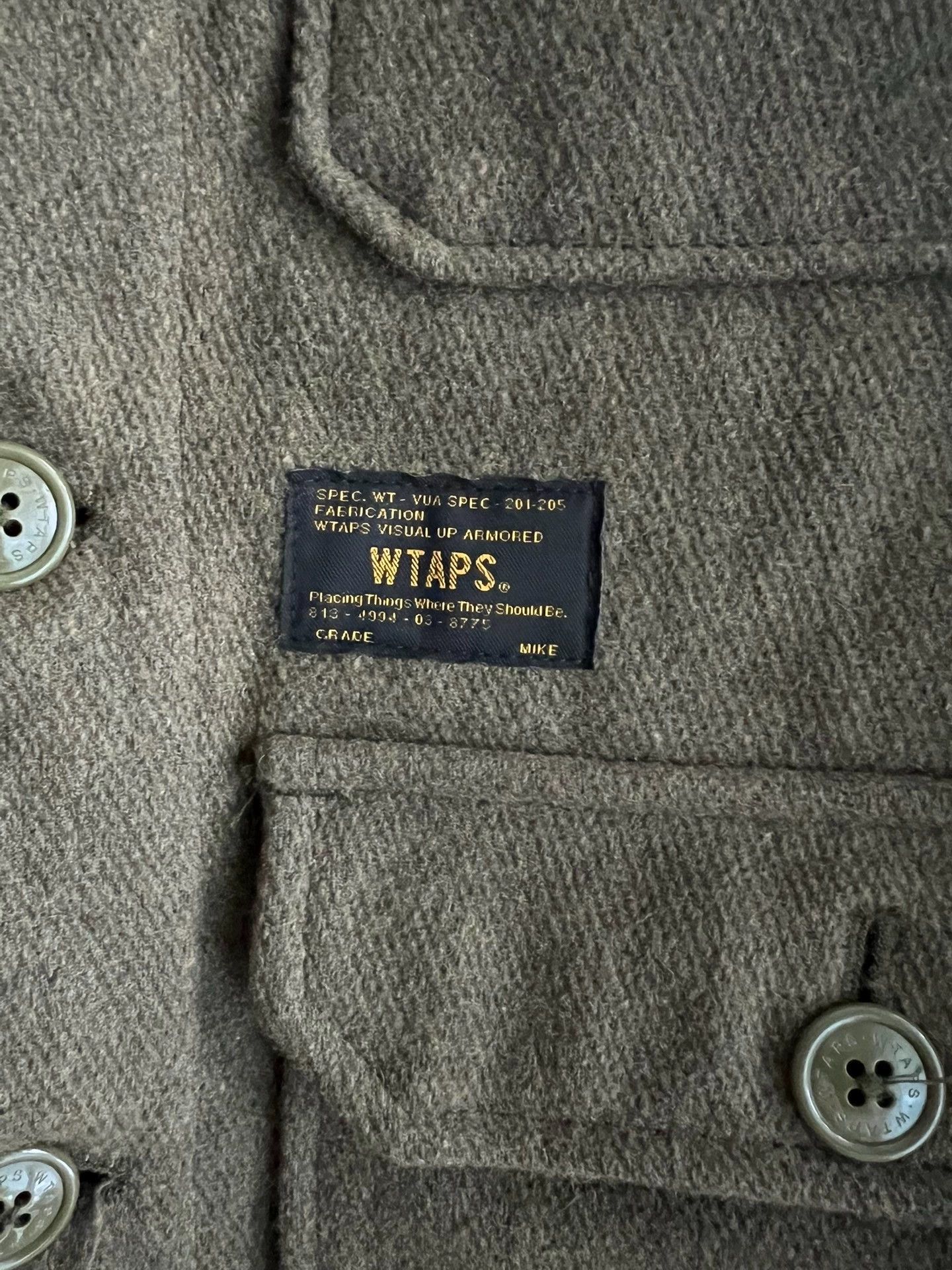 Wtaps WTAPS 4-Pocket Wool Japanese Jacket M Size US M / EU 48-50 / 2 - 6 Thumbnail