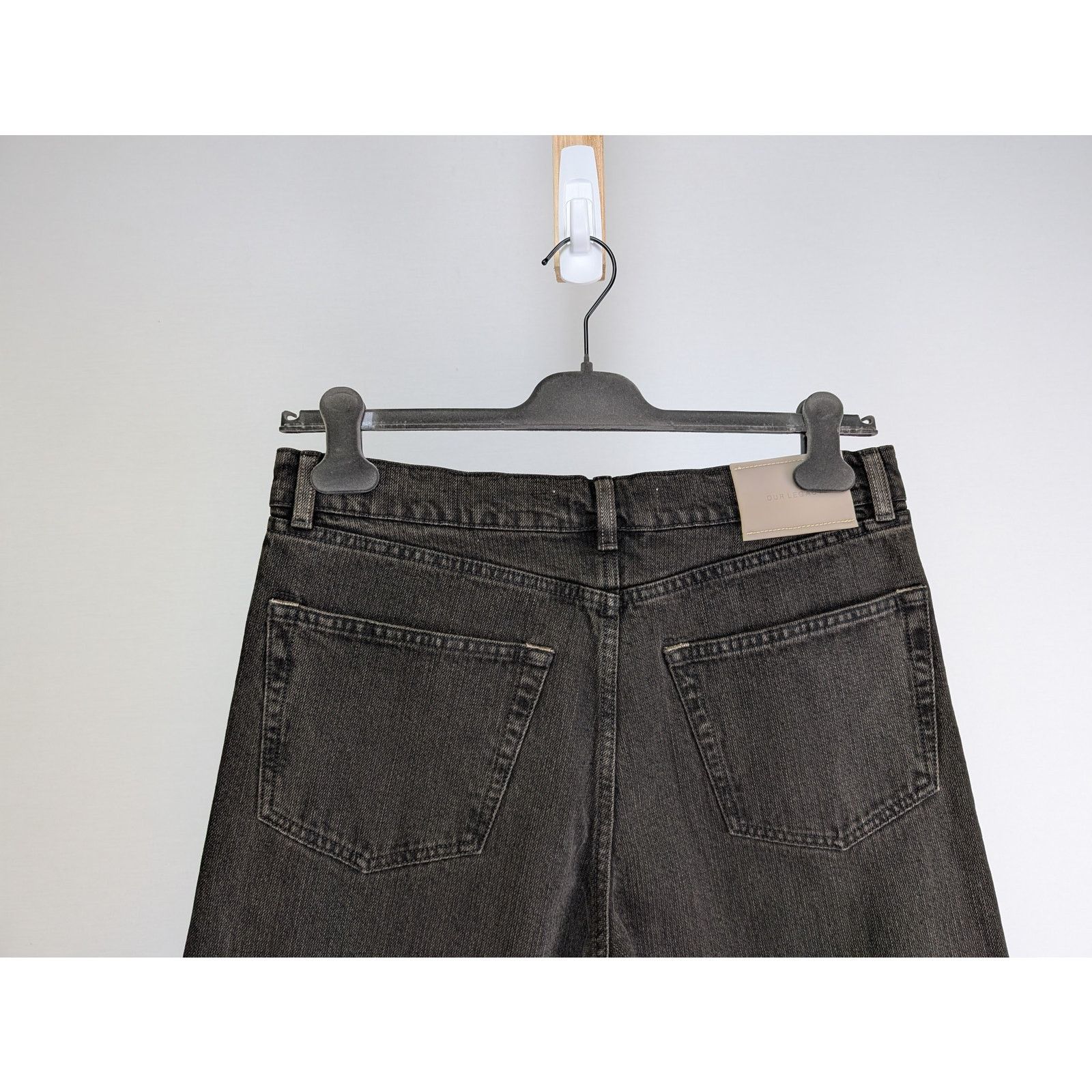 Our Legacy o1rshd1 Kamari Black Chain Twill Jean in Black Size US 31 - 10 Thumbnail