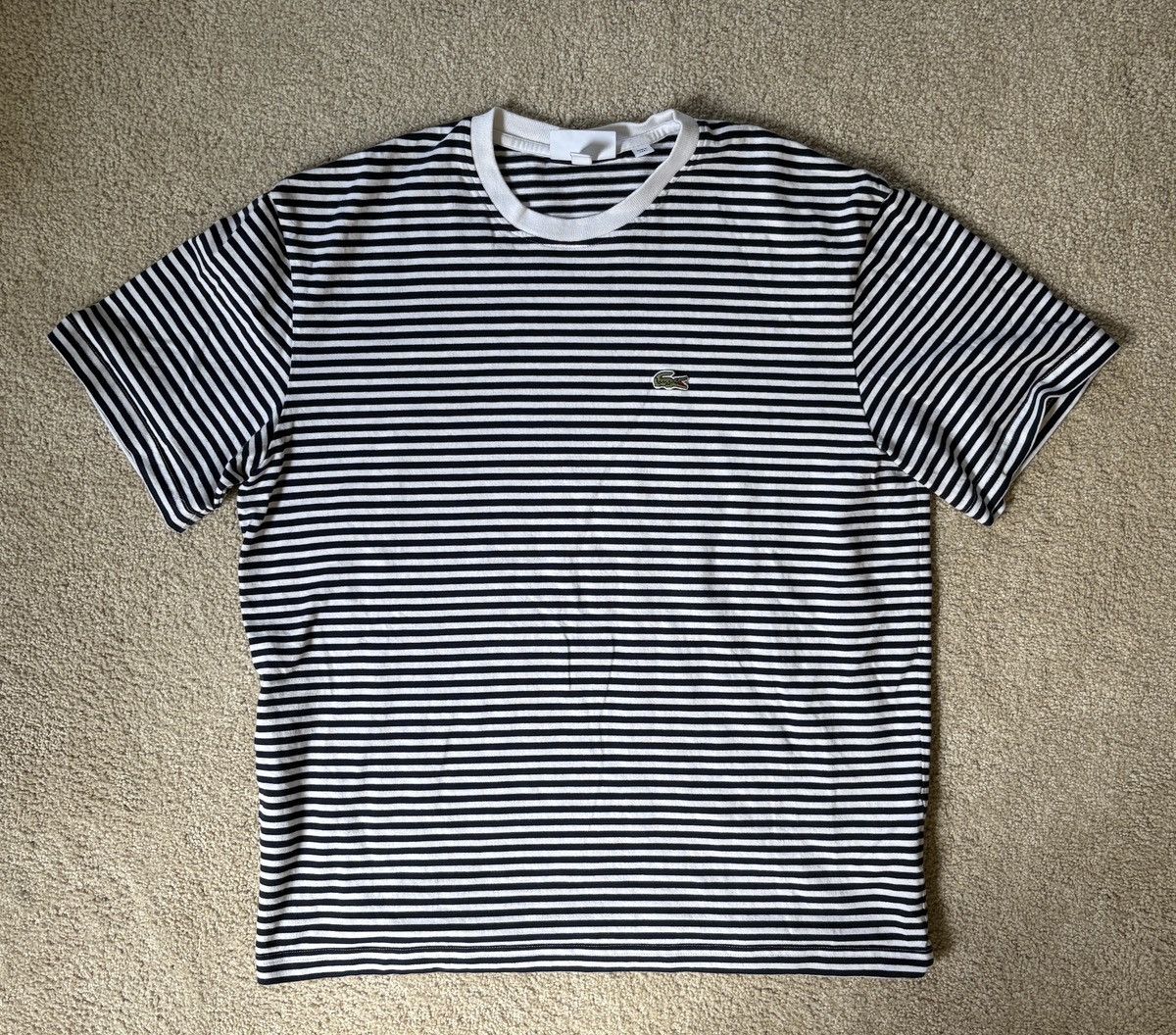 Lacoste Lacoste horizontal stripe t shirt Size US L / EU 52-54 / 3 - 2 Thumbnail