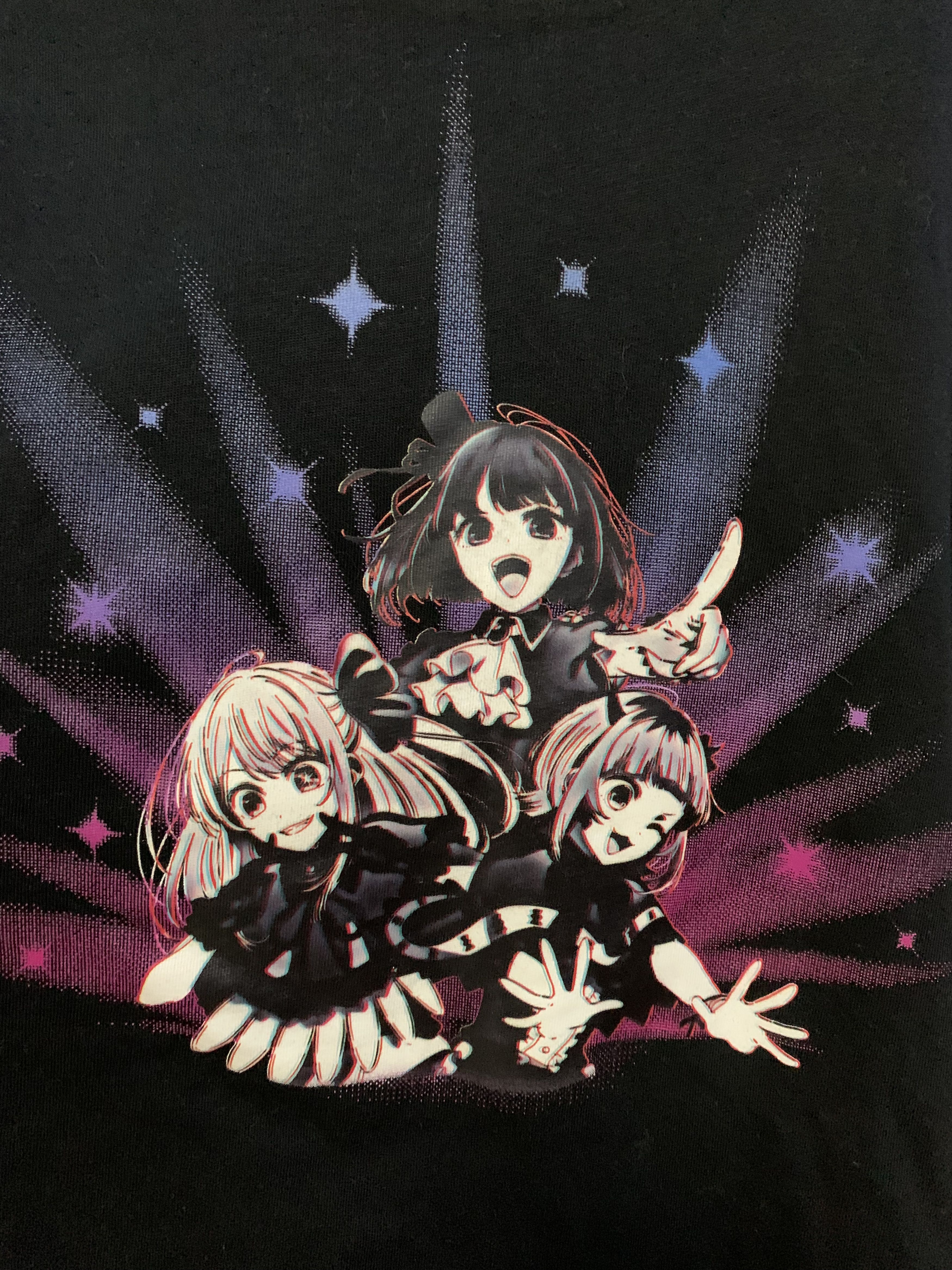 Uniqlo UNIQLO B-Komachi Tee Shirt ⊛ BLACK/PURPLE/PINK/BLUE ⊛ GtyUsd Size US M / EU 48-50 / 2 - 2 Thumbnail